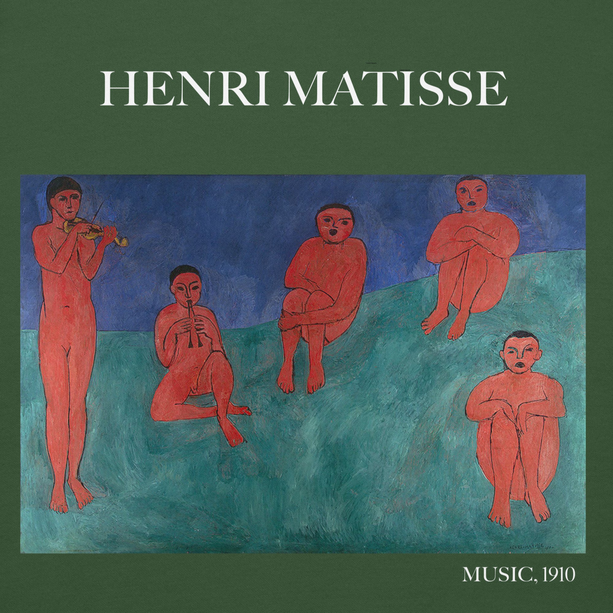 Henri Matisse 'Music' Famous Painting Hoodie | Unisex Premium Art Hoodie