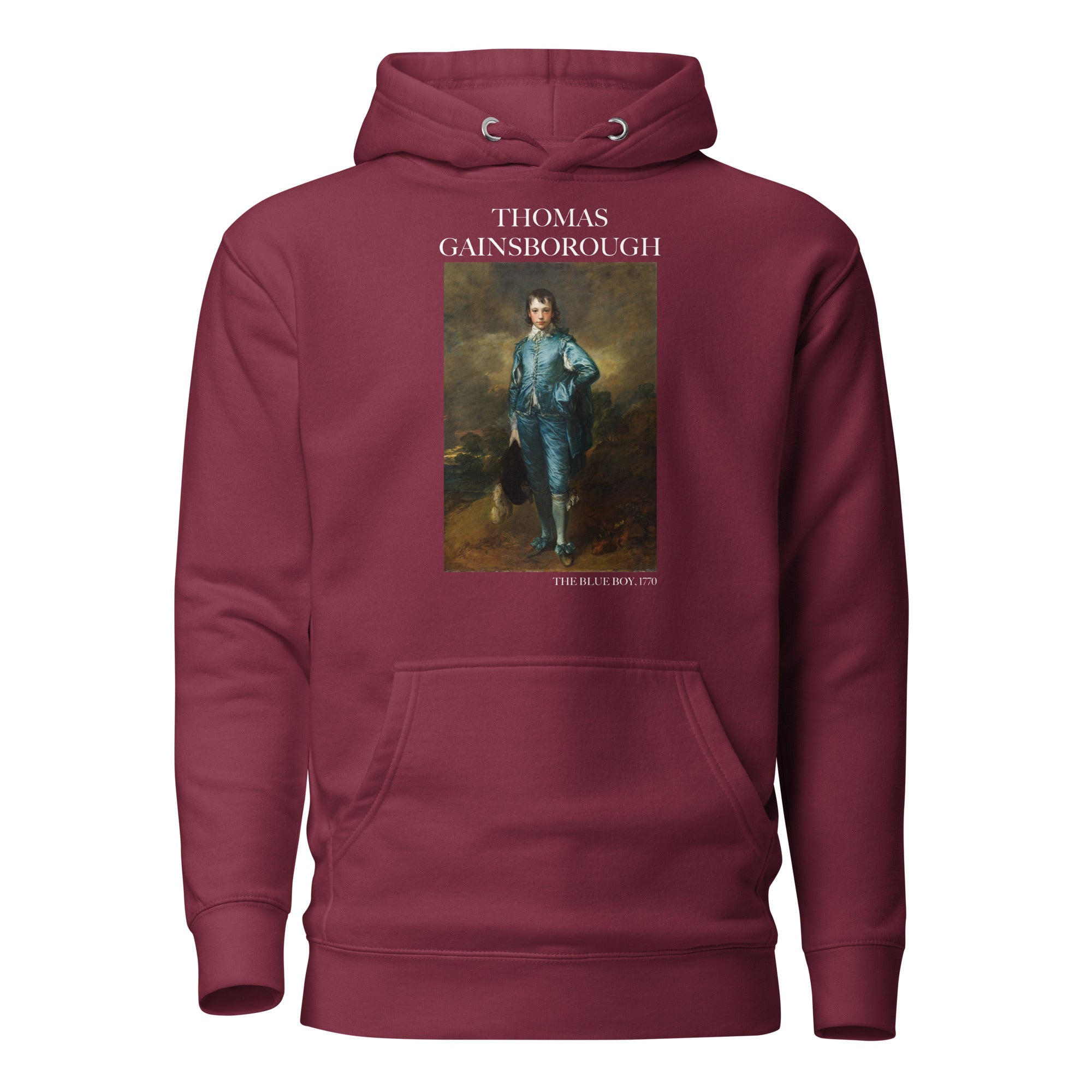 Thomas Gainsborough 'The Blue Boy' Famous Painting Hoodie | Unisex Premium Art Hoodie