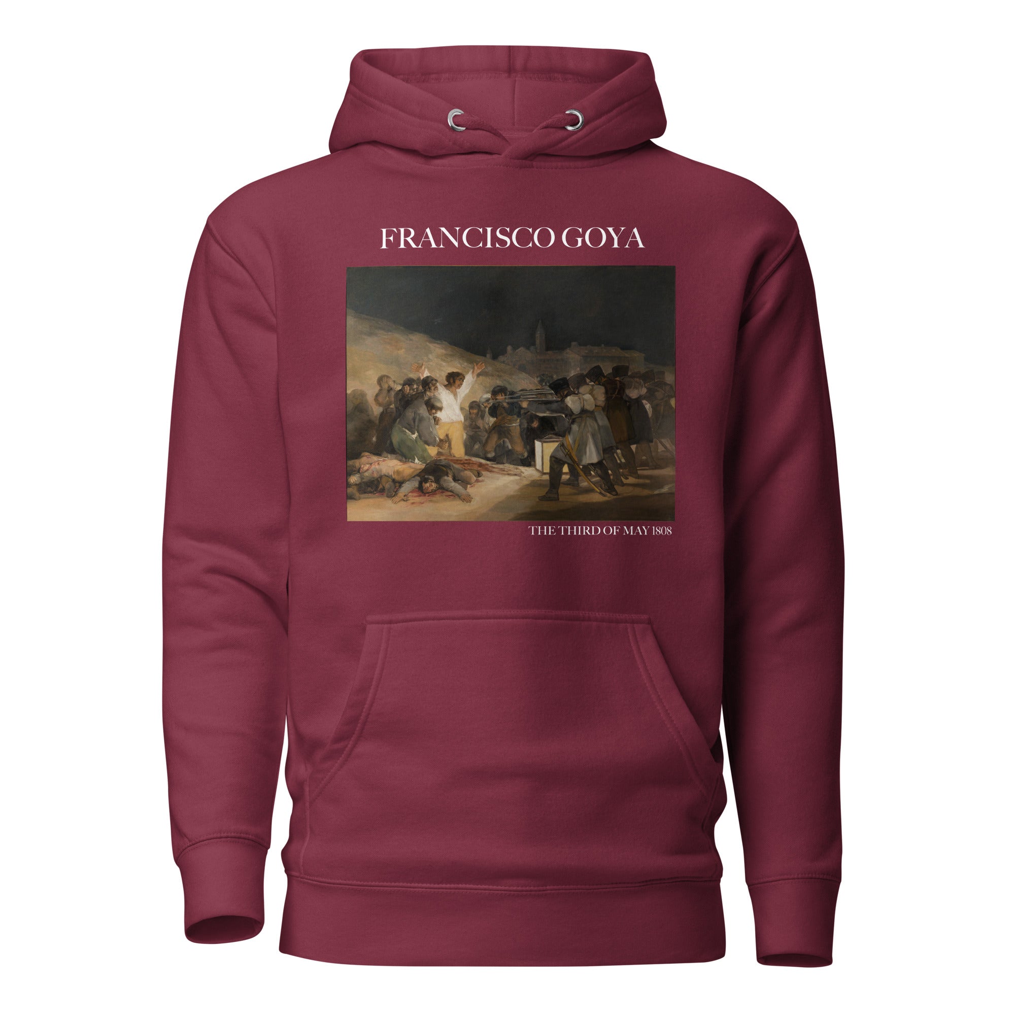 Francisco Goya 'Der dritte Mai 1808' Berühmtes Gemälde Hoodie | Unisex Premium Kunst Hoodie