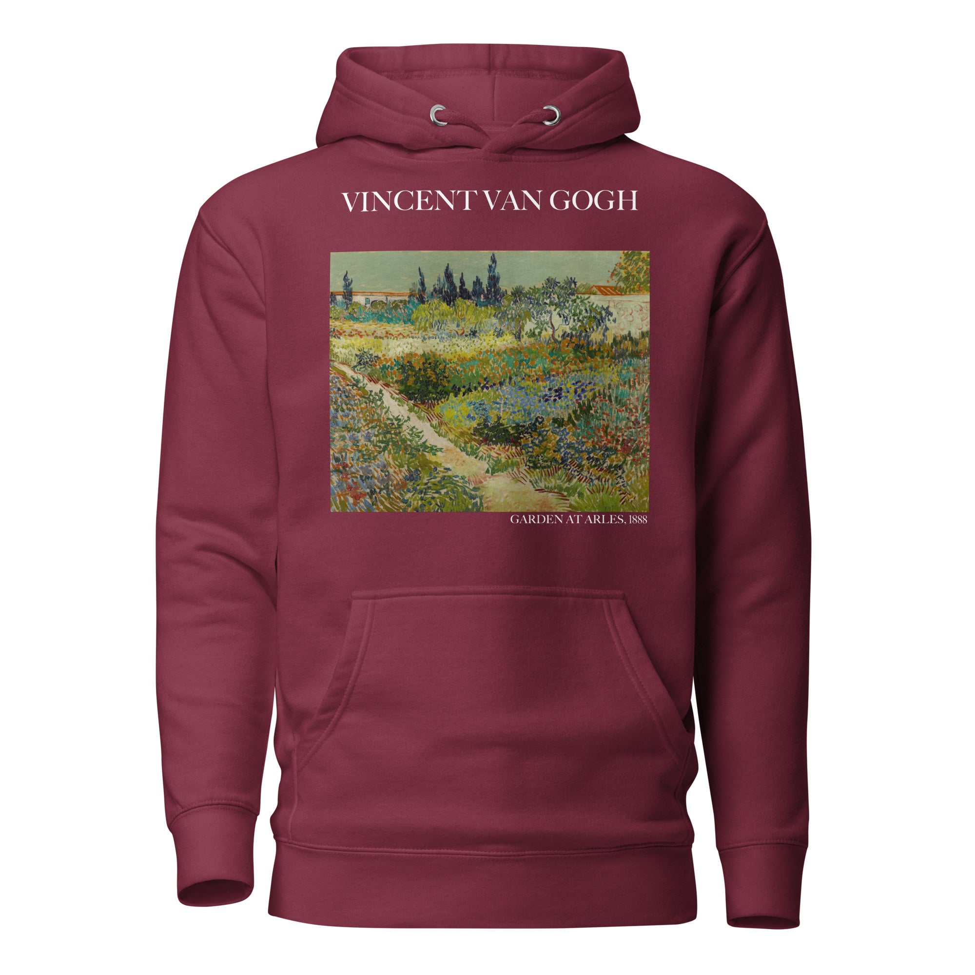 Vincent van Gogh 'Garden at Arles' Famous Painting Hoodie | Unisex Premium Art Hoodie