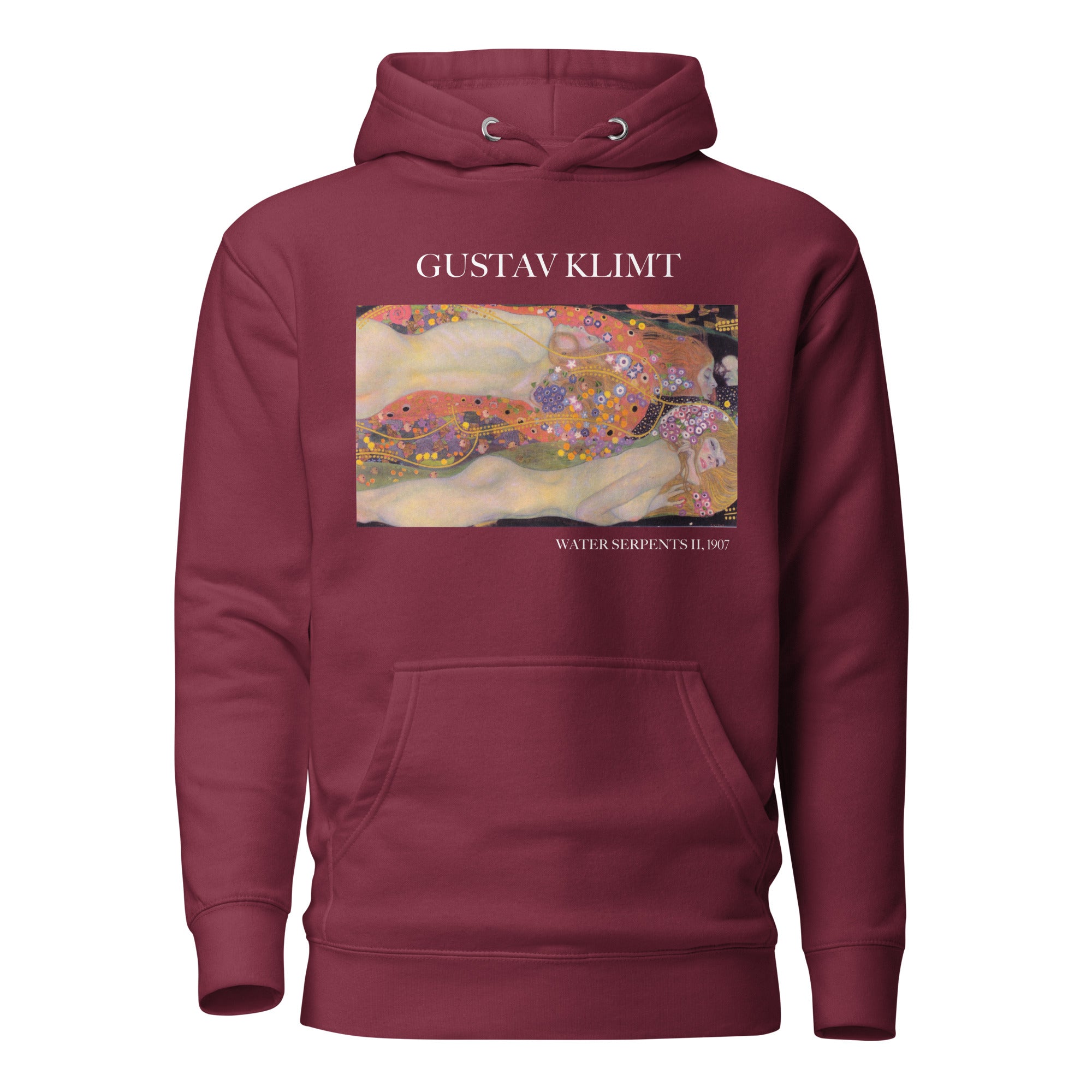 Gustav Klimt 'Water Serpents II' Famous Painting Hoodie | Unisex Premium Art Hoodie