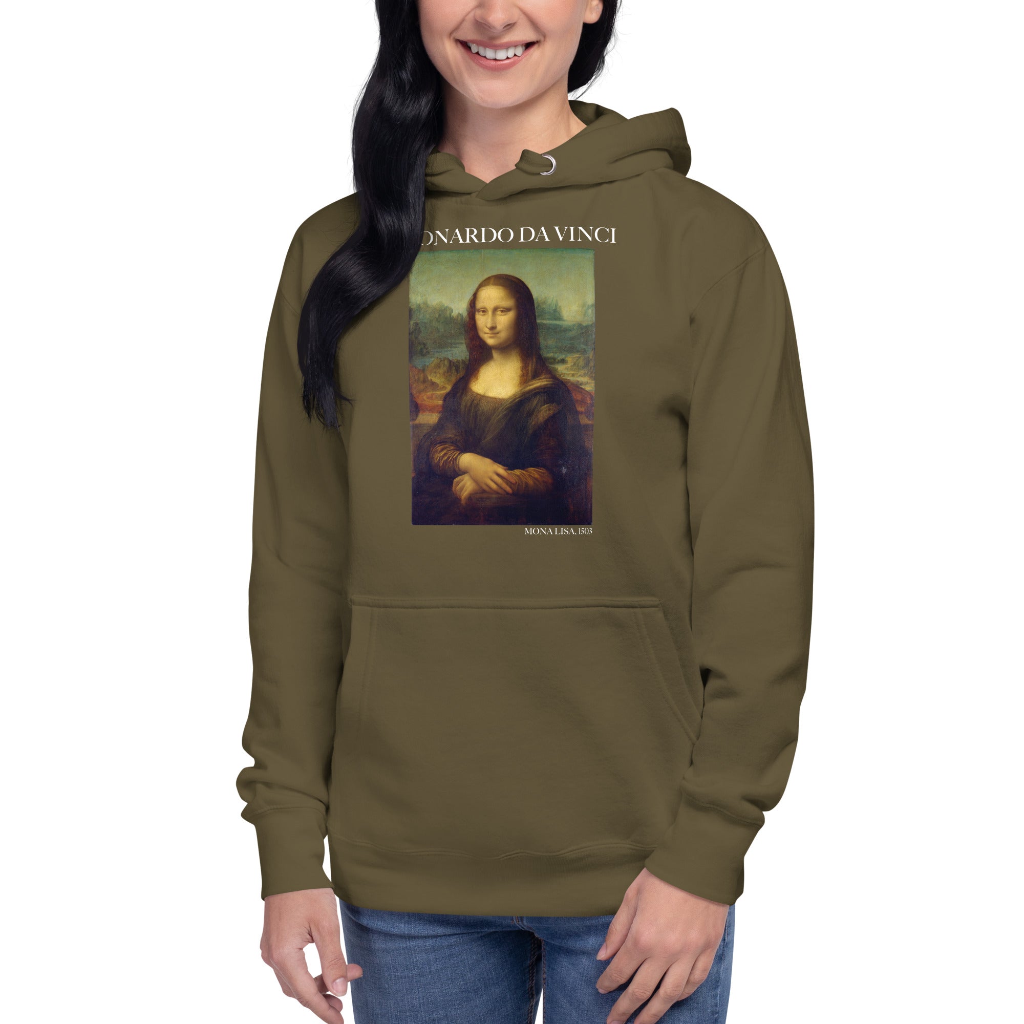 Leonardo da Vinci 'Mona Lisa' Famous Painting Hoodie | Unisex Premium Art Hoodie