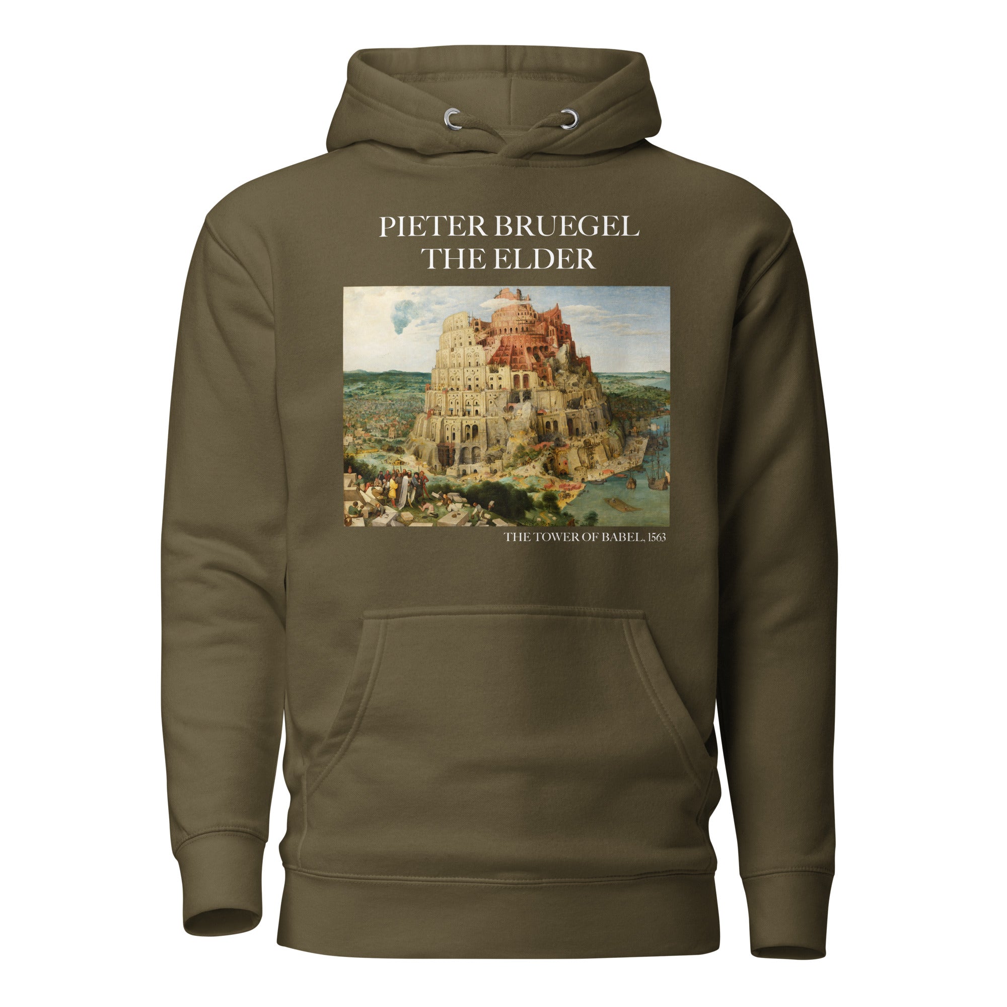 Pieter Bruegel the Elder 'The Tower of Babel' Famous Painting Hoodie | Unisex Premium Art Hoodie