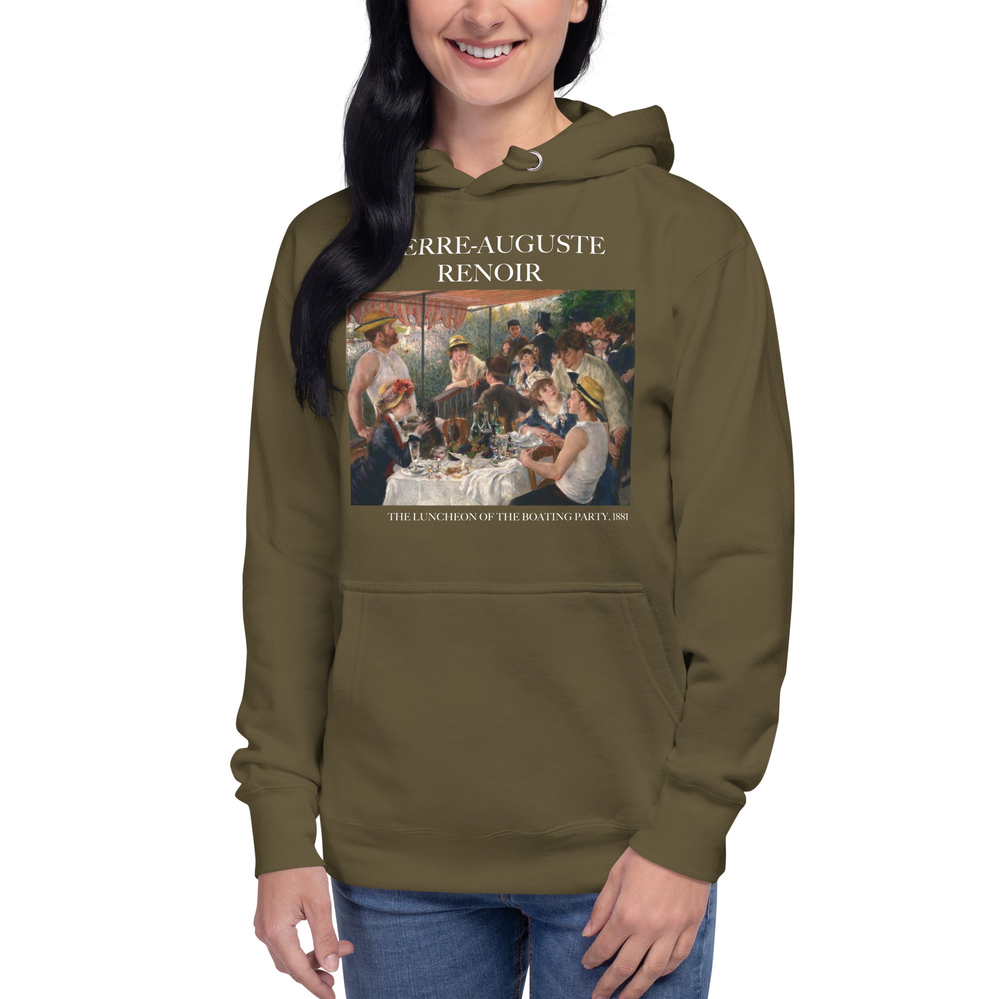 Pierre-Auguste Renoir 'The Luncheon of the Boating Party' Famous Painting Hoodie | Unisex Premium Art Hoodie