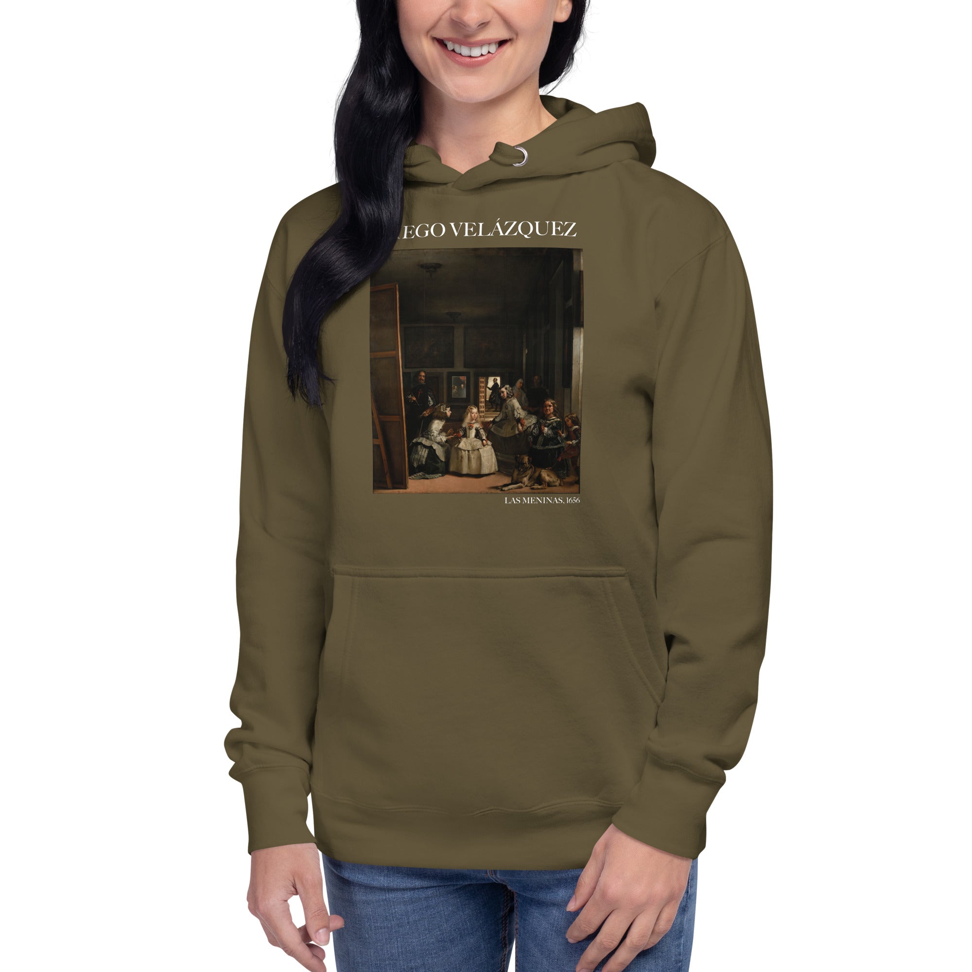 Diego Velázquez 'Las Meninas' Berühmtes Gemälde Hoodie | Unisex Premium Kunst Hoodie