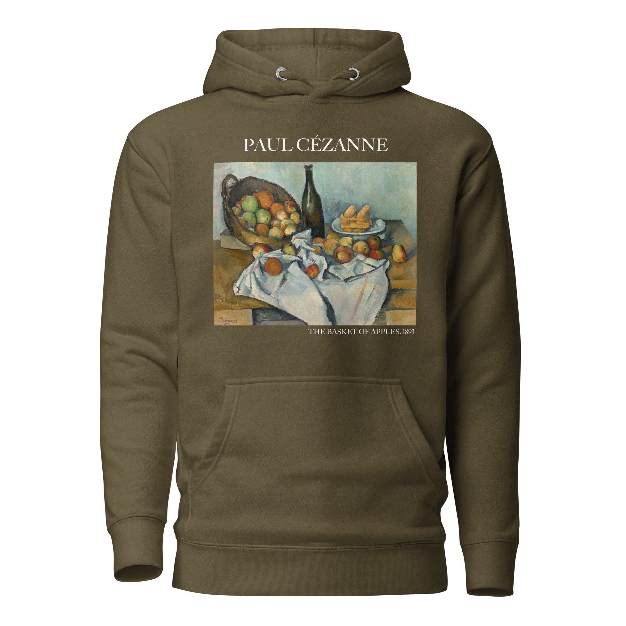 Kapuzenpullover mit berühmtem Gemälde „Der Apfelkorb“ von Paul Cézanne | Unisex-Kapuzenpullover mit Premium-Kunstmotiv