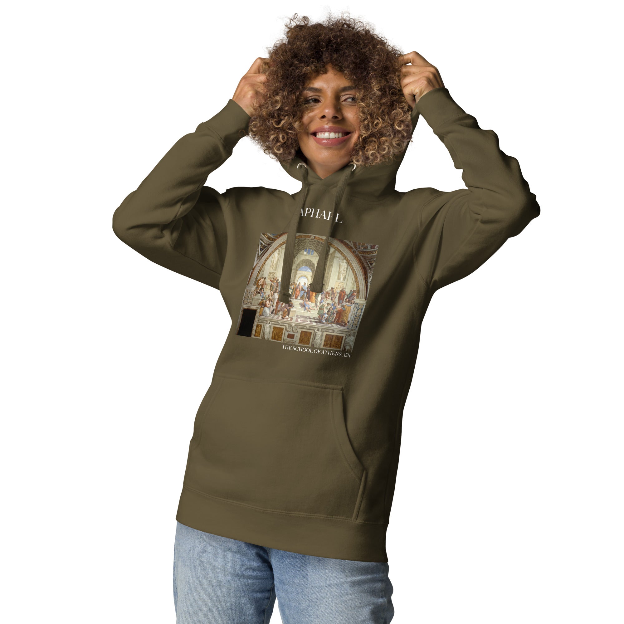 Raphael 'The School of Athens' Famous Painting Hoodie | Unisex Premium Art Hoodie