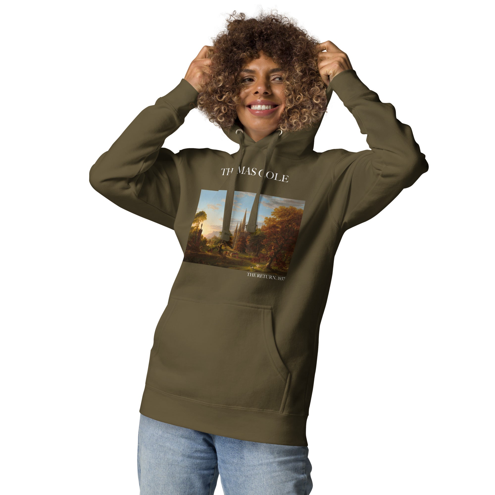 Thomas Cole 'The Return' Famous Painting Hoodie | Unisex Premium Art Hoodie