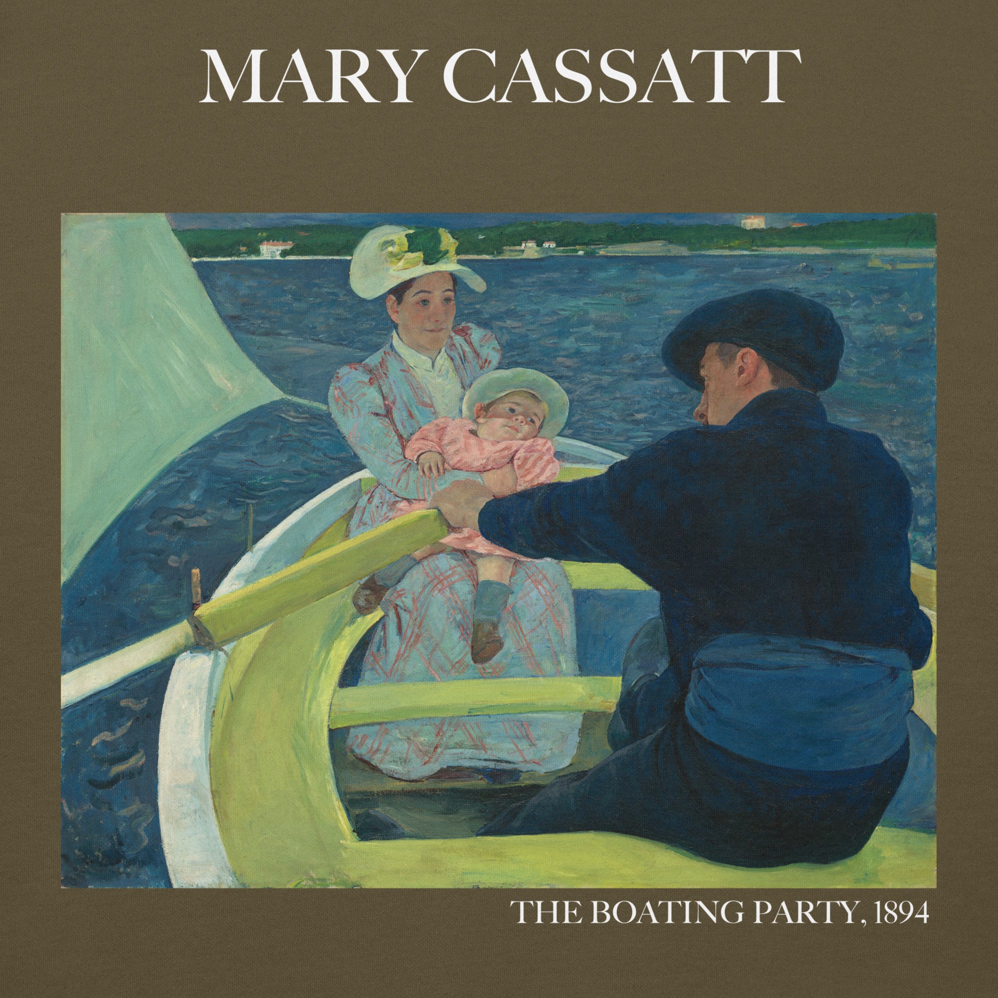 Mary Cassatt 'The Boating Party' Famous Painting Hoodie | Unisex Premium Art Hoodie