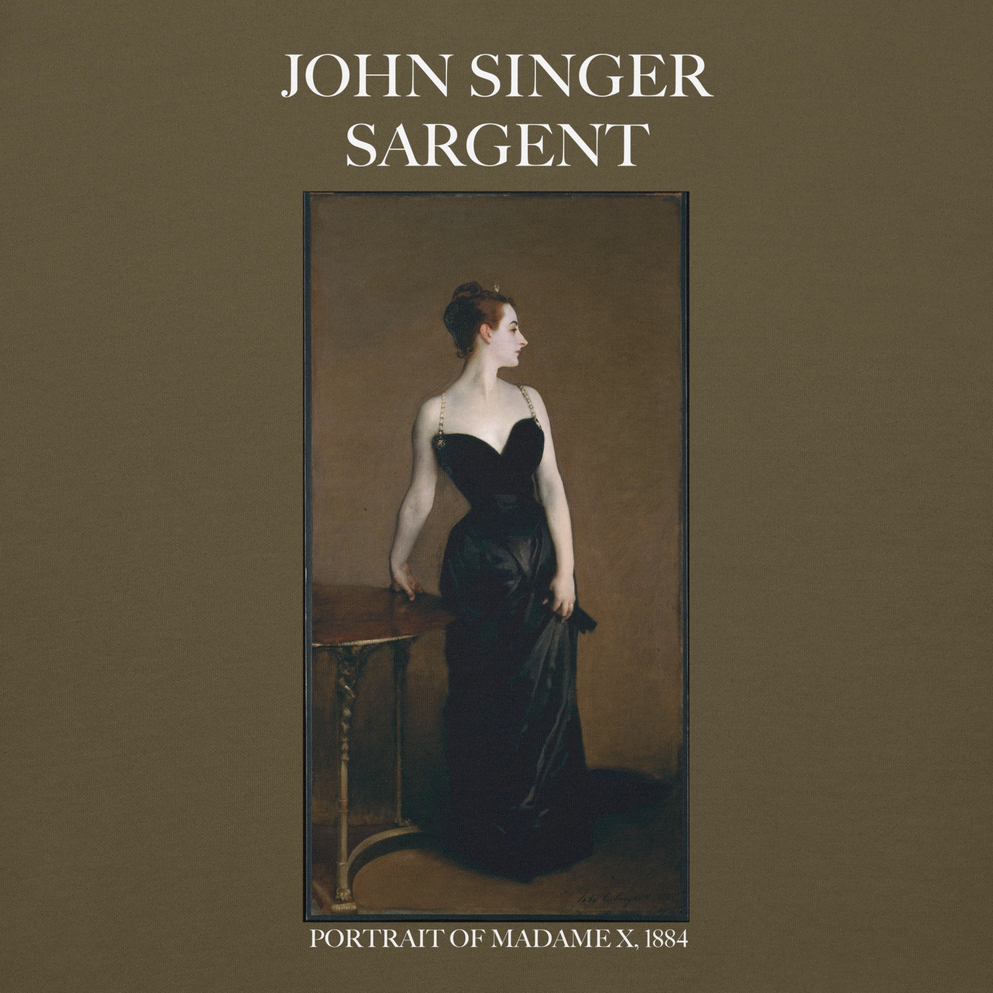 John Singer Sargent 'Portrait of Madame X' Famous Painting Hoodie | Unisex Premium Art Hoodie