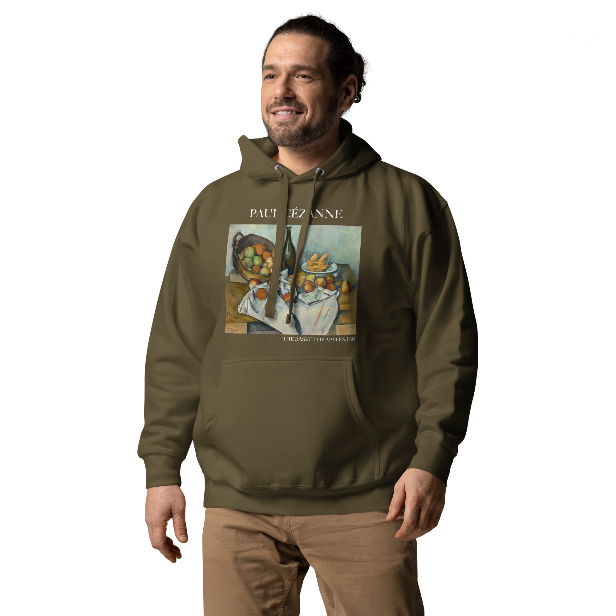 Paul Cézanne 'The Basket of Apples' Famous Painting Hoodie | Unisex Premium Art Hoodie