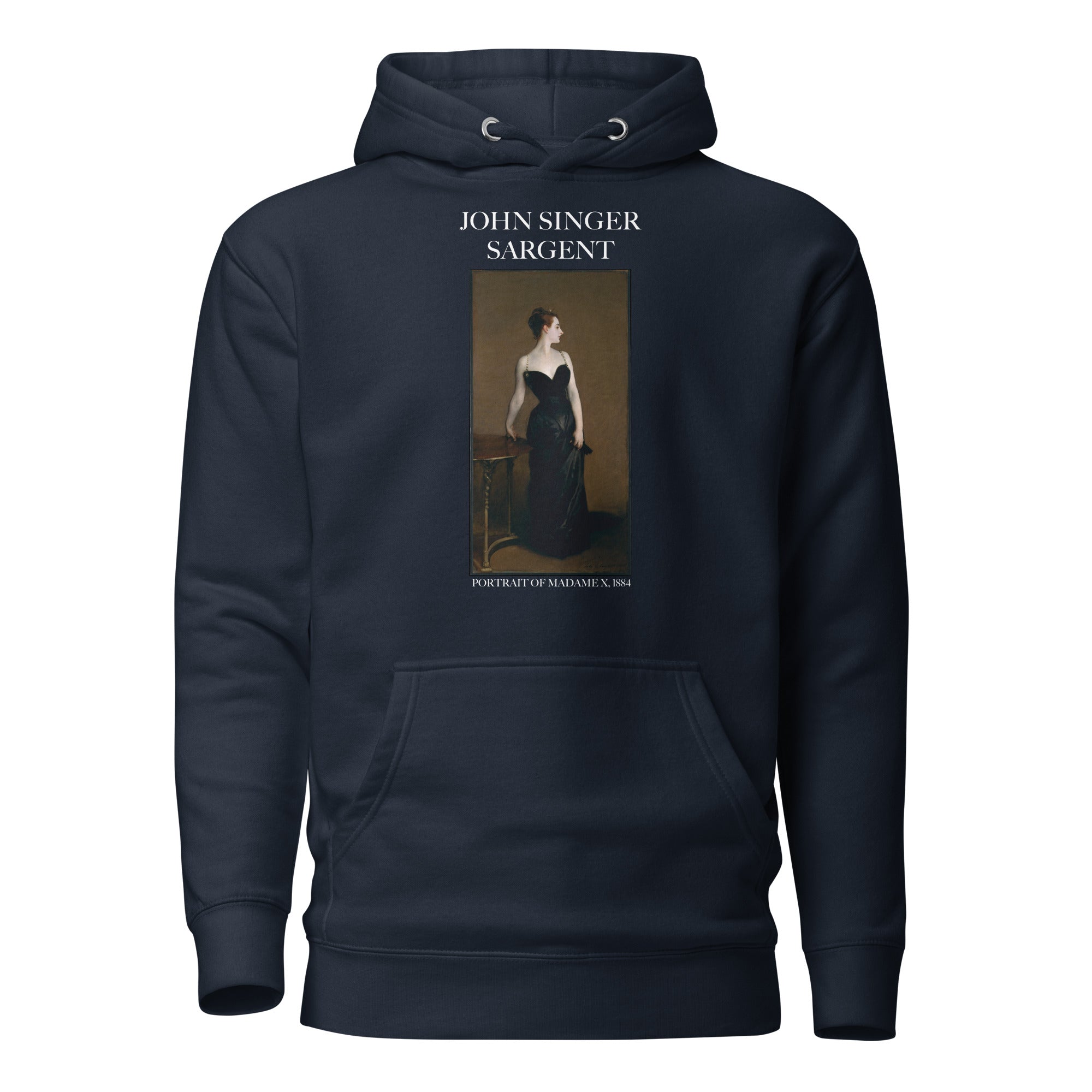 Kapuzenpullover mit berühmtem Gemälde „Portrait of Madame X“ von John Singer Sargent | Unisex-Kapuzenpullover mit Premium-Kunstmotiv