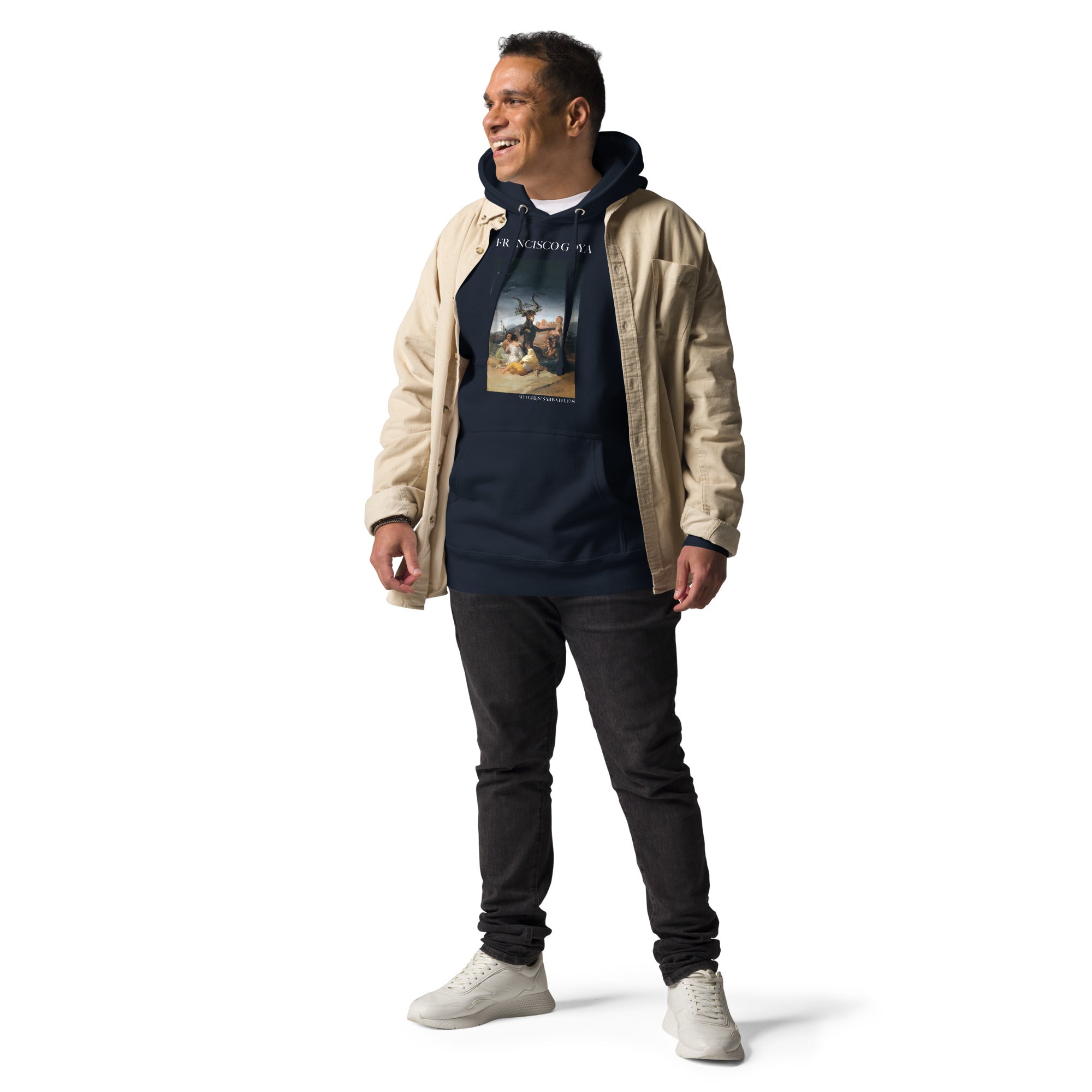 Francisco Goya 'Hexensabbat' Berühmtes Gemälde Hoodie | Unisex Premium Kunst Hoodie