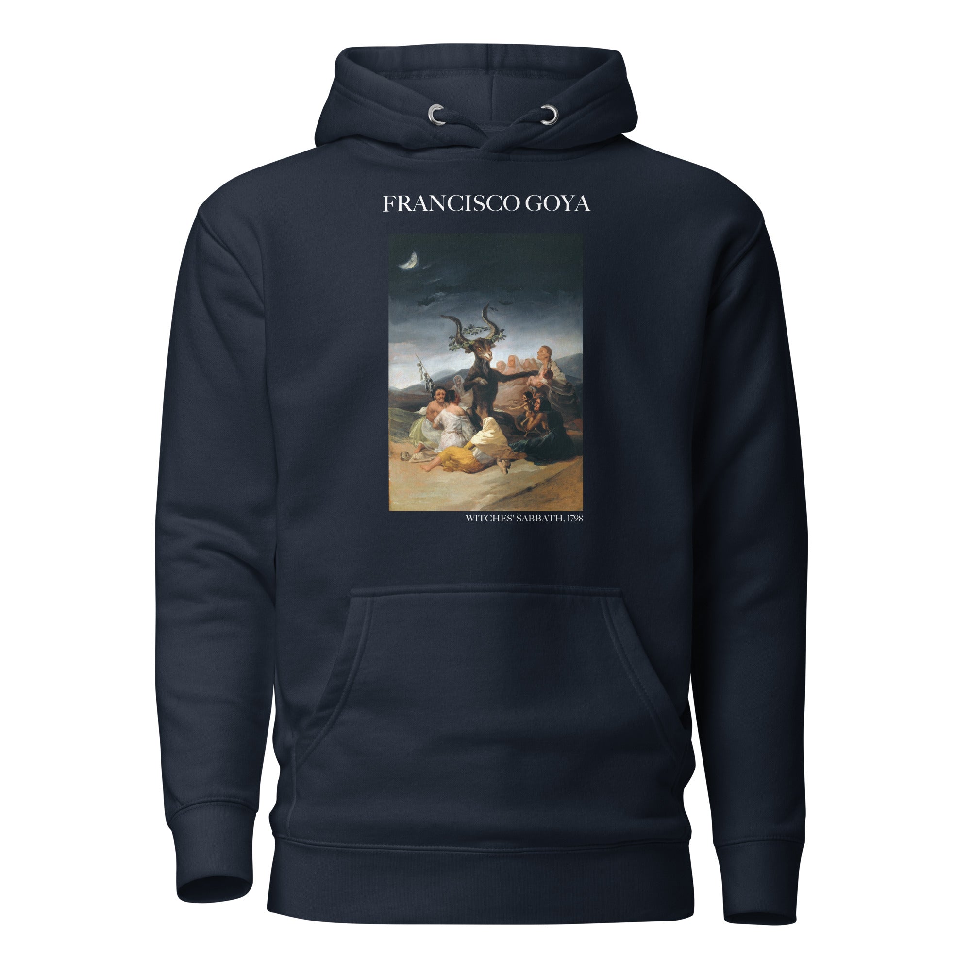 Francisco Goya 'Hexensabbat' Berühmtes Gemälde Hoodie | Unisex Premium Kunst Hoodie