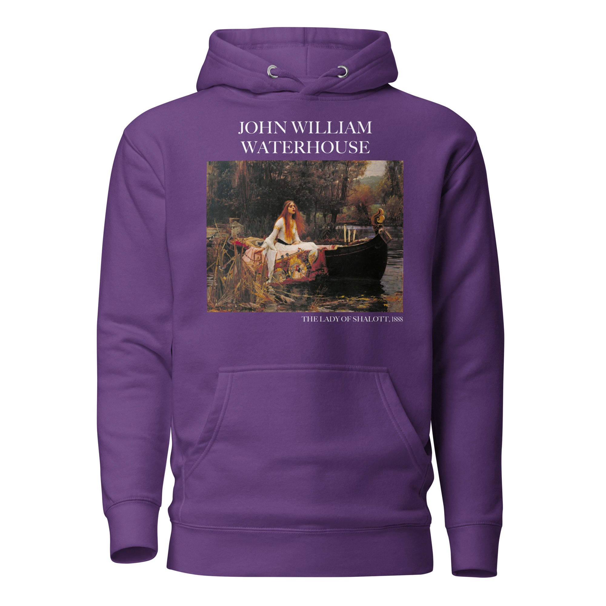 John William Waterhouse 'The Lady of Shalott' Famous Painting Hoodie | Unisex Premium Art Hoodie