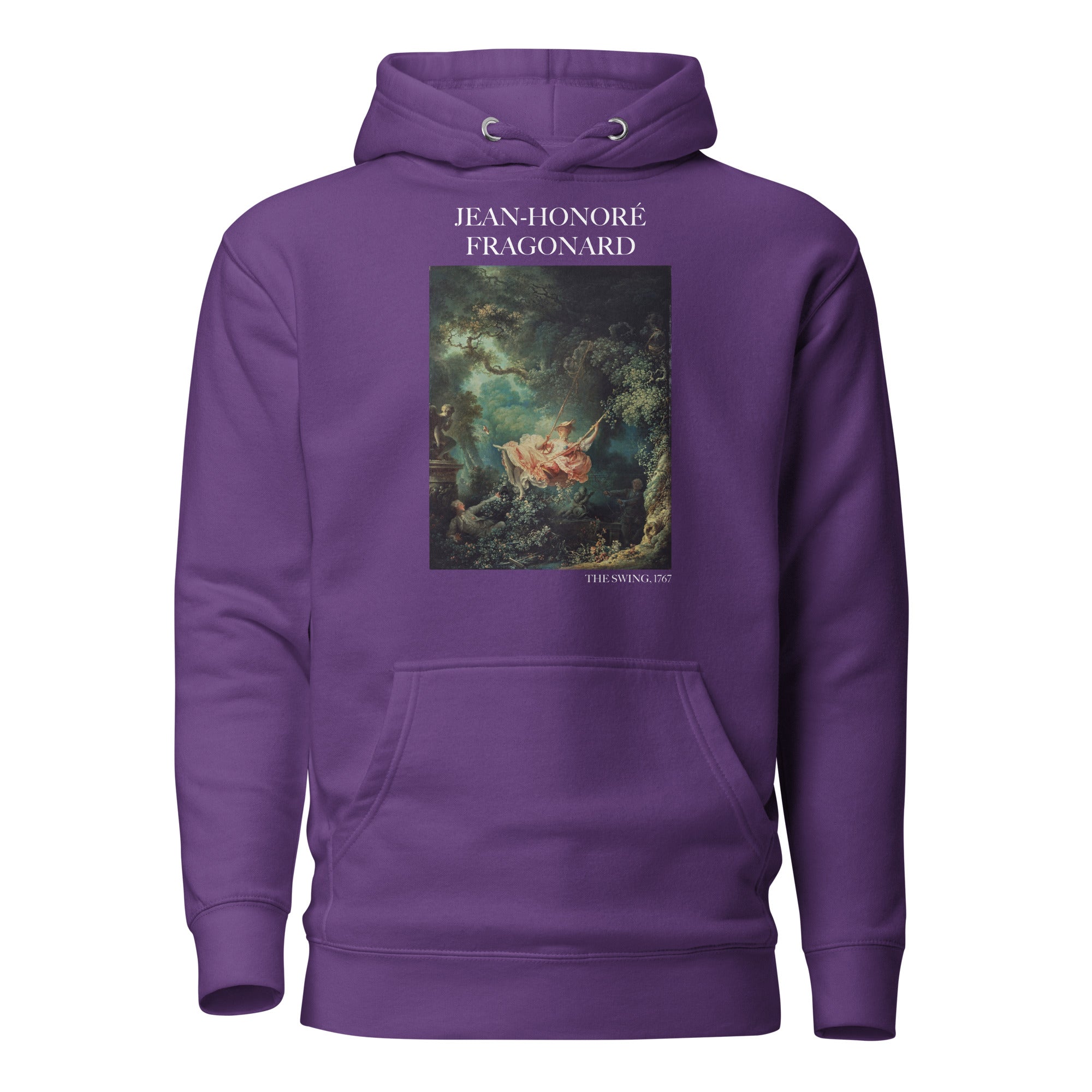 Jean-Honoré Fragonard 'The Swing' Famous Painting Hoodie | Unisex Premium Art Hoodieoodie