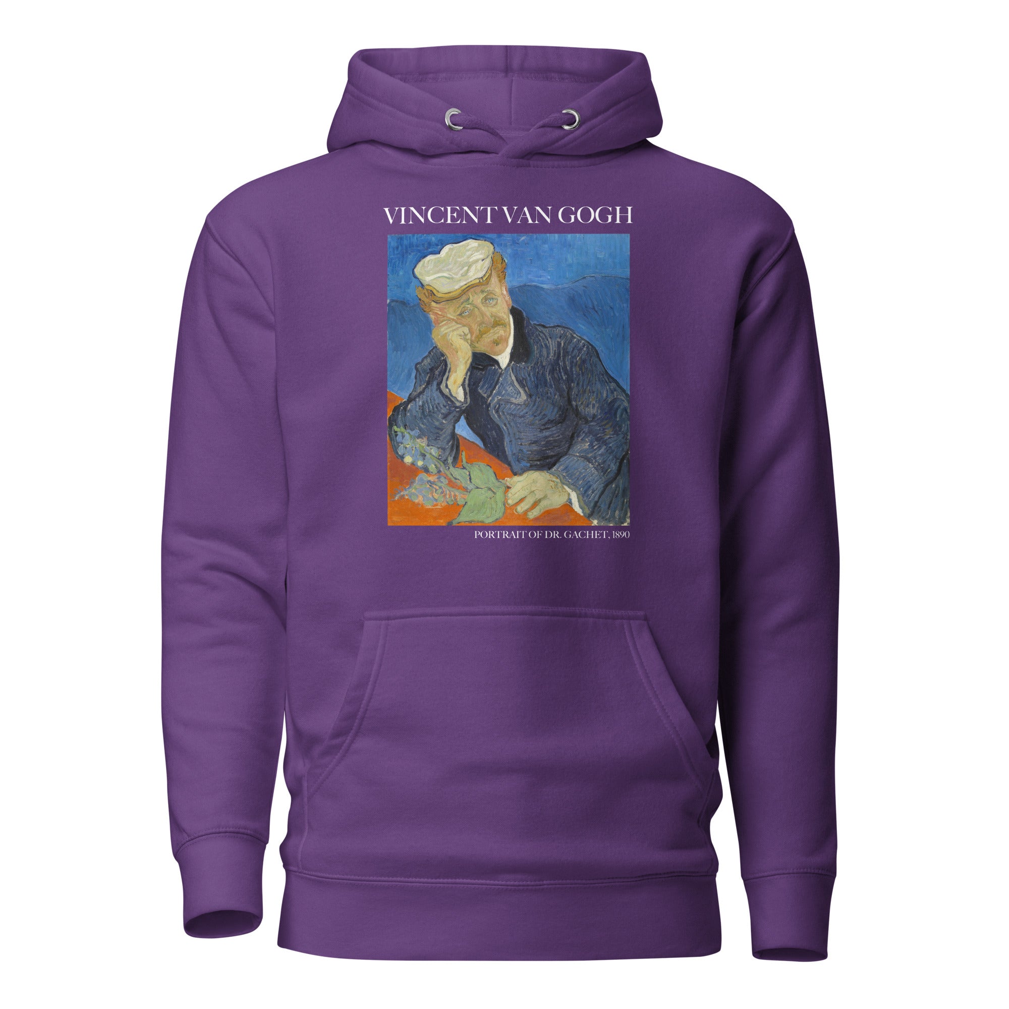 Vincent van Gogh „Porträt von Dr. Gachet“, berühmtes Gemälde, Kapuzenpullover | Unisex Premium Art Hoodie