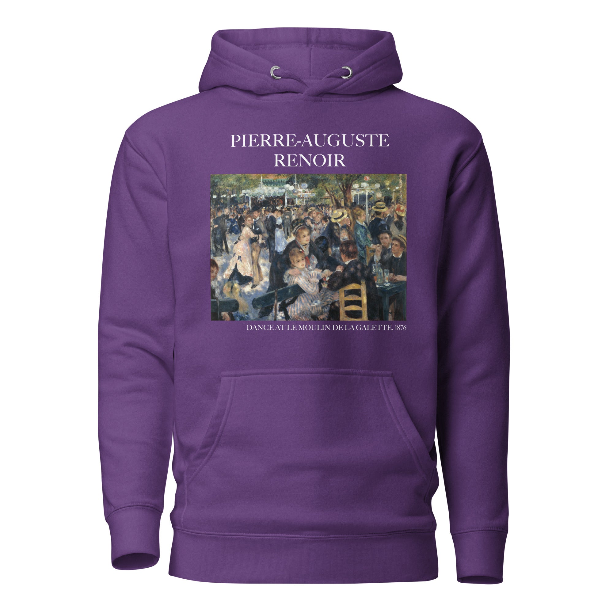 Pierre-Auguste Renoir 'Dance at Le Moulin de la Galette' Famous Painting Hoodie | Unisex Premium Art Hoodie