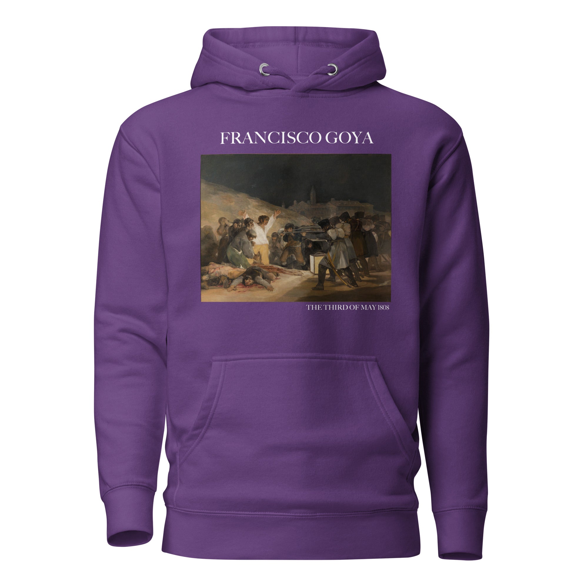 Francisco Goya 'Der dritte Mai 1808' Berühmtes Gemälde Hoodie | Unisex Premium Kunst Hoodie