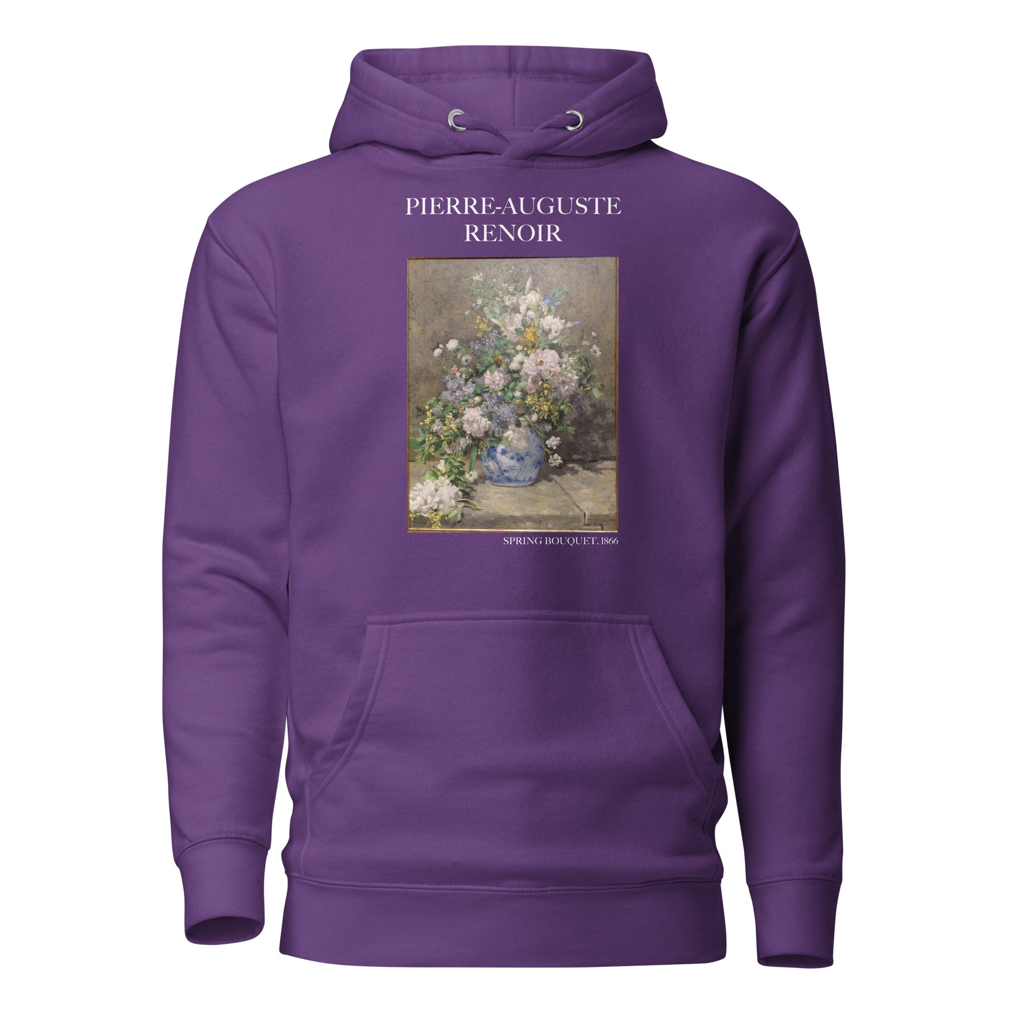 Pierre-Auguste Renoir 'Frühlingsstrauß' Berühmtes Gemälde Hoodie | Unisex Premium Kunst Hoodie