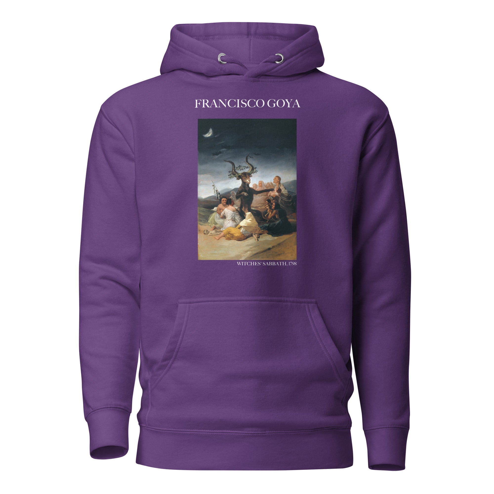 Francisco Goya 'Hexensabbat' Berühmtes Gemälde Hoodie | Unisex Premium Kunst Hoodie