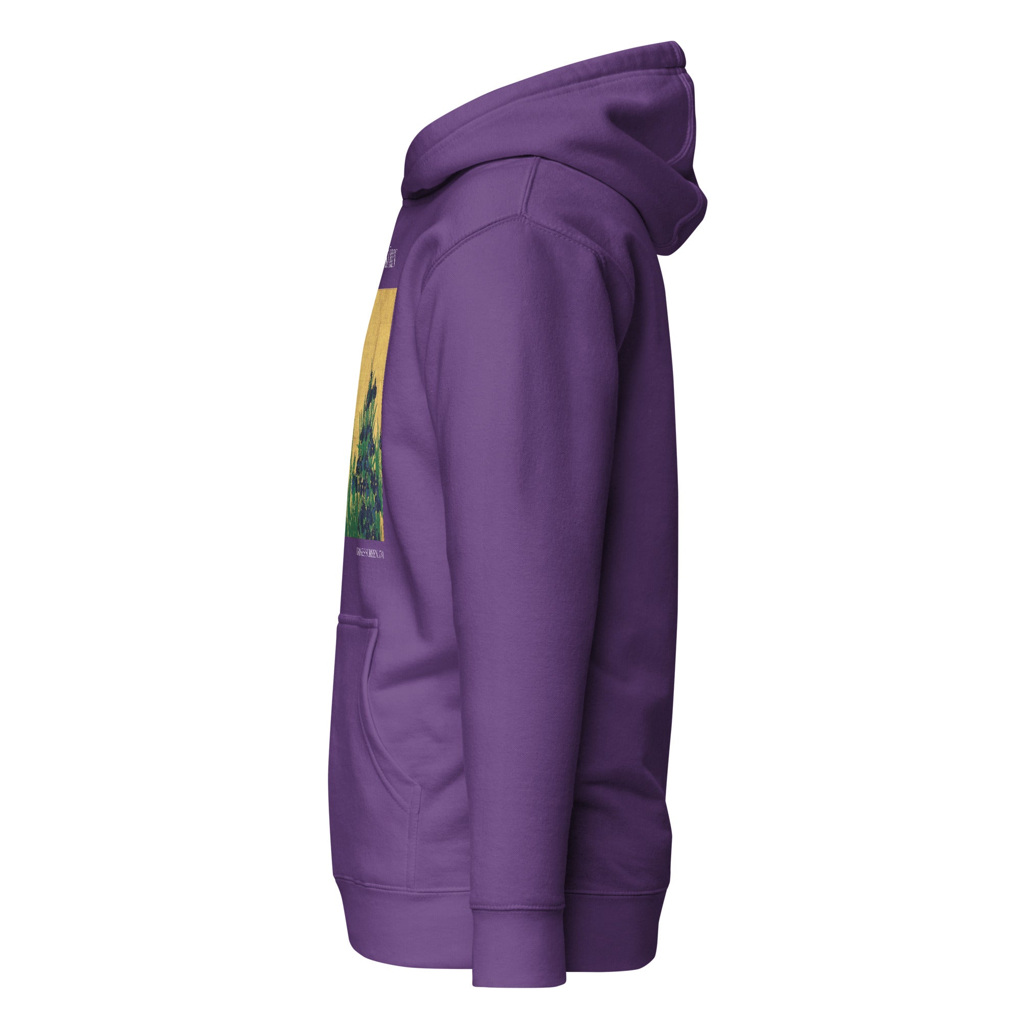 Ogata Kōrin 'Irises Screen' Famous Painting Hoodie | Unisex Premium Art Hoodie