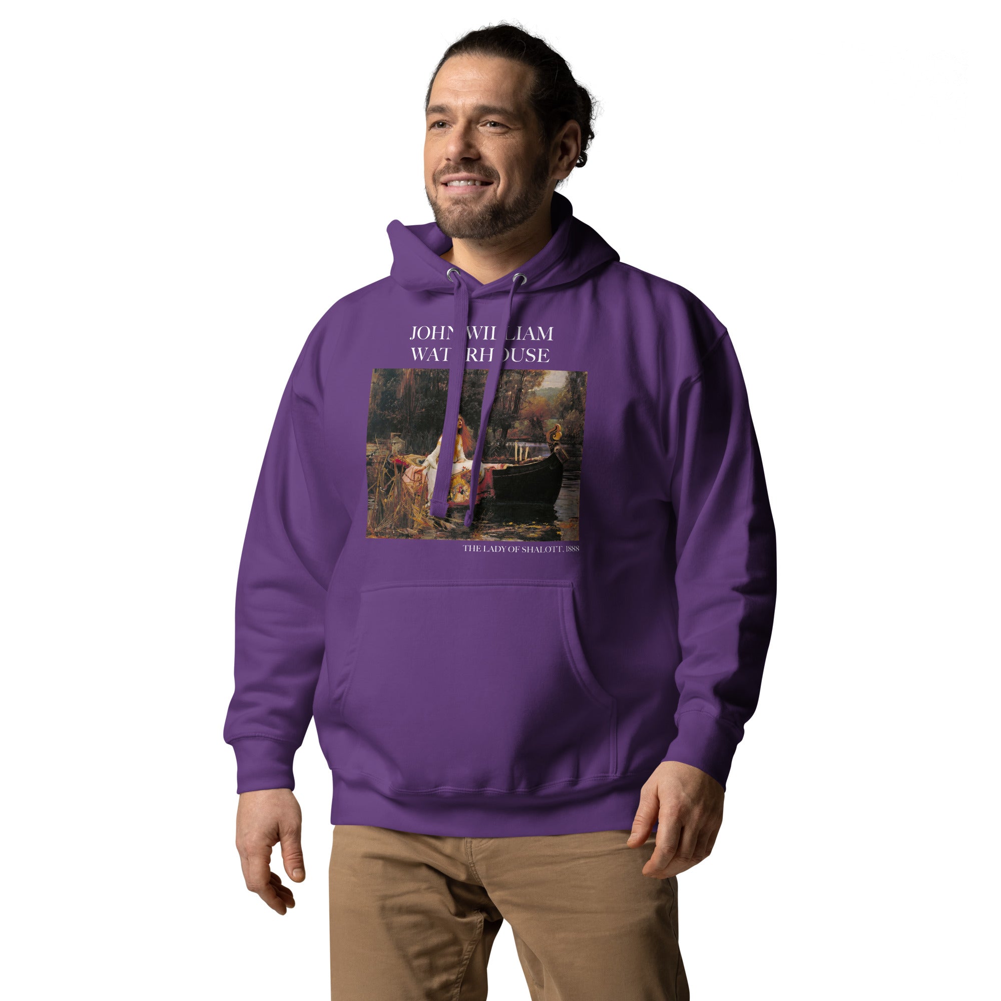 John William Waterhouse 'The Lady of Shalott' Famous Painting Hoodie | Unisex Premium Art Hoodie