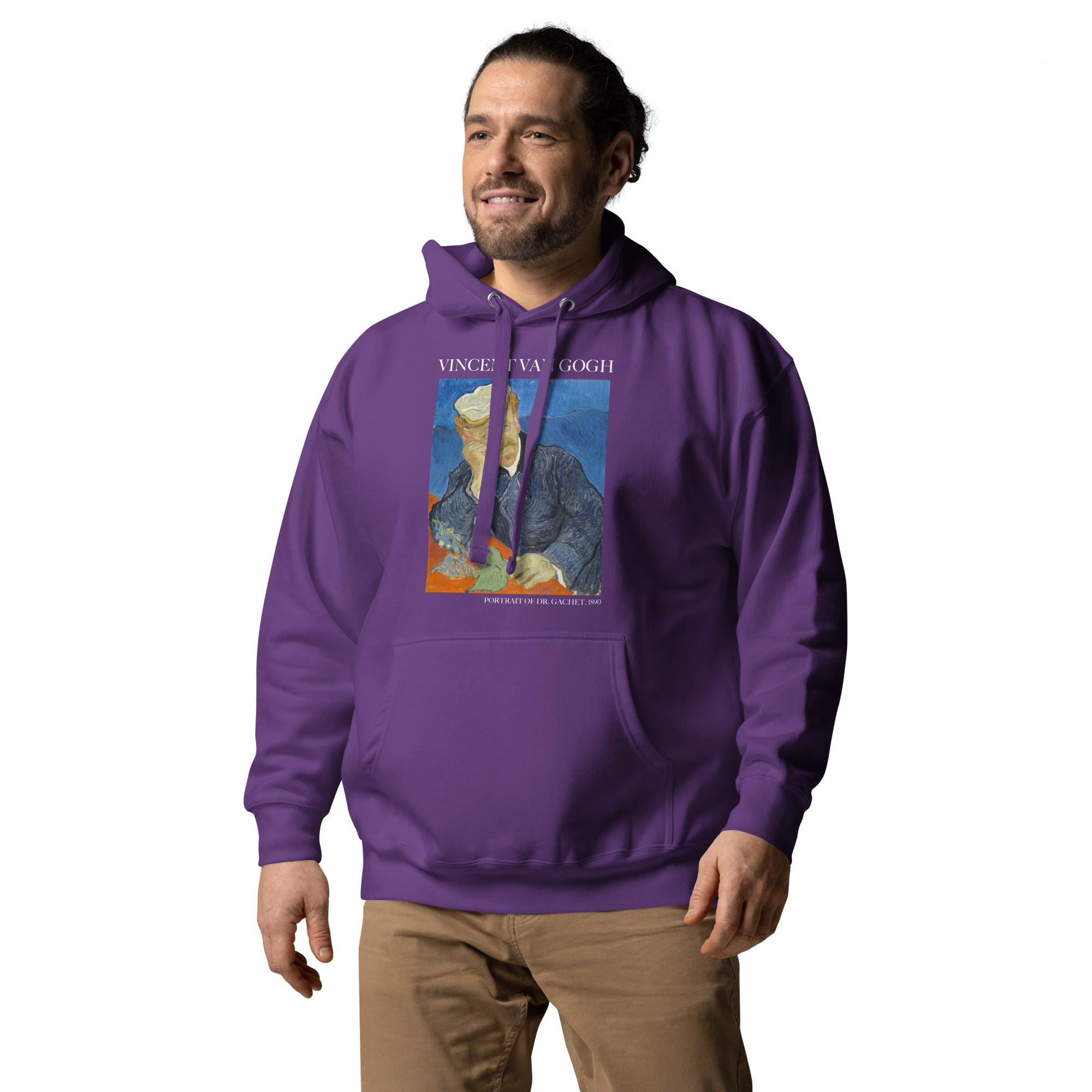 Vincent van Gogh „Porträt von Dr. Gachet“, berühmtes Gemälde, Kapuzenpullover | Unisex Premium Art Hoodie