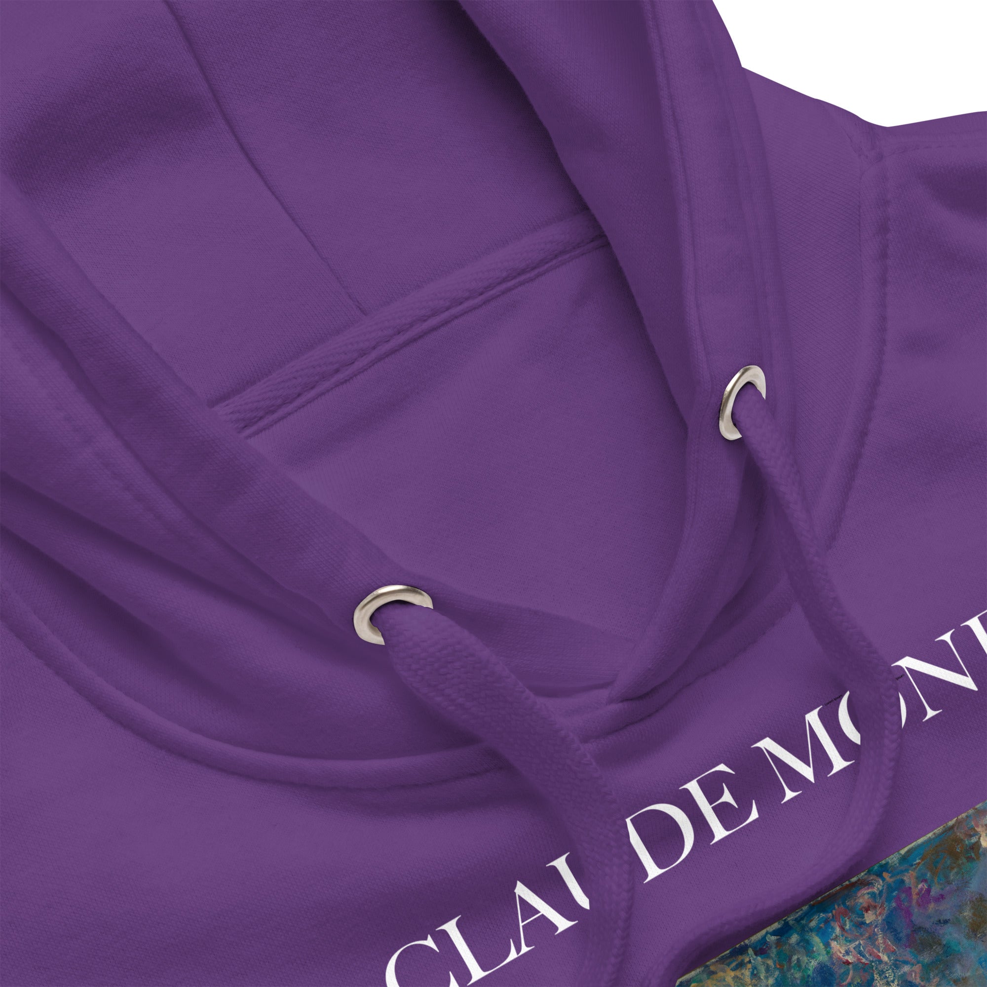 Claude Monet 'Wisteria' Berühmtes Gemälde Hoodie | Unisex Premium Kunst Hoodie