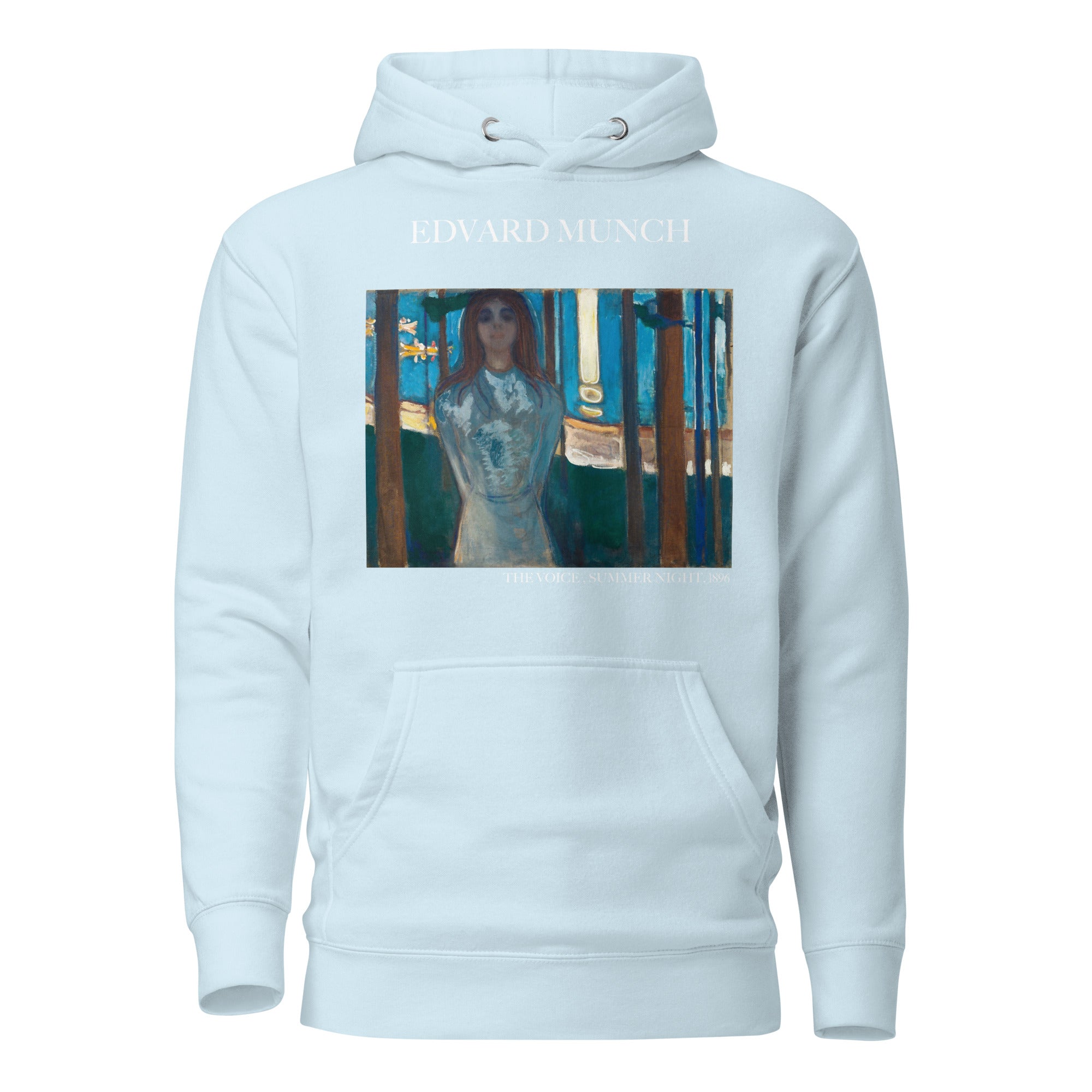 Edvard Munch „Die Stimme, Sommernacht“ Berühmtes Gemälde Hoodie | Unisex Premium Kunst Hoodie