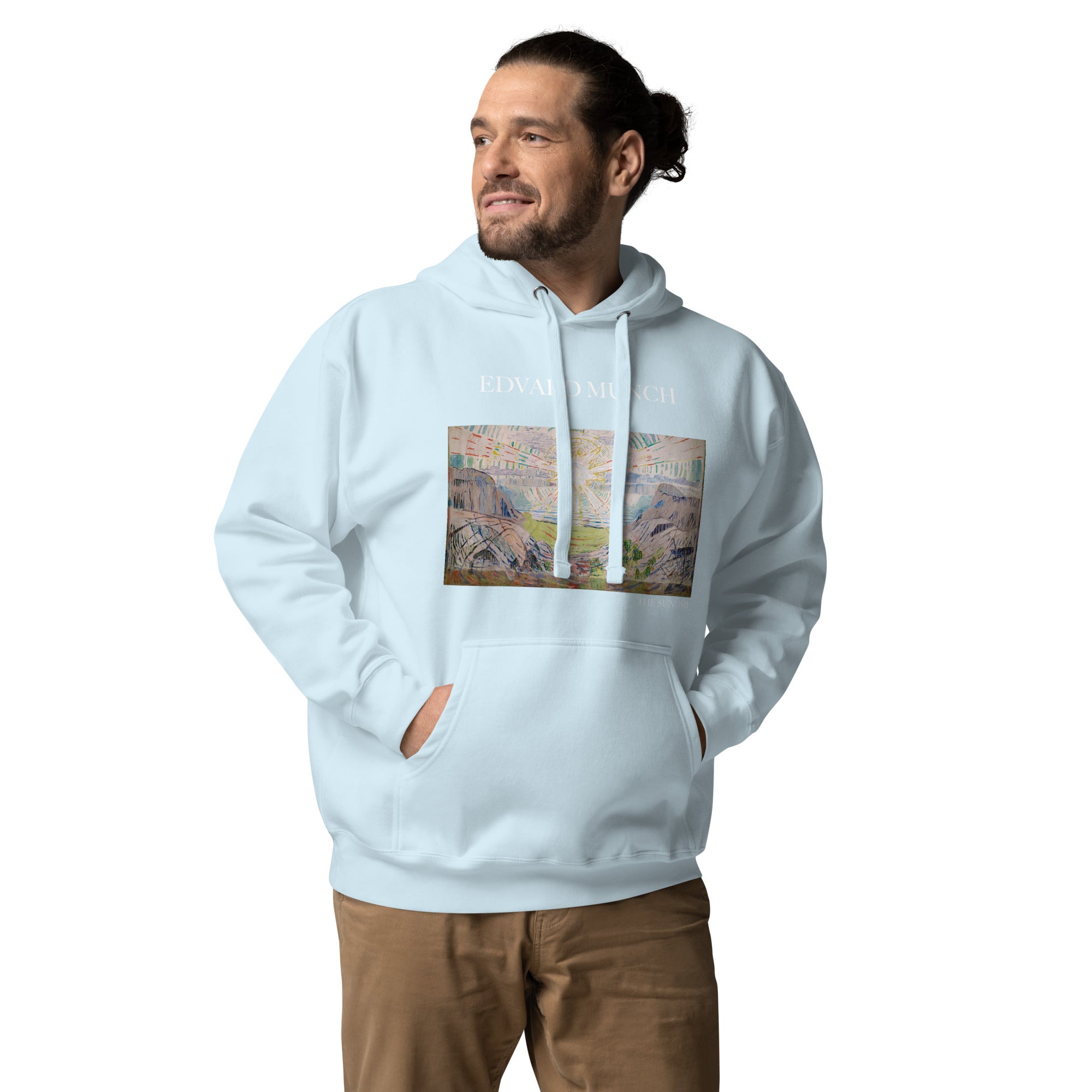 Edvard Munch 'The Sun' Famous Painting Hoodie | Unisex Premium Art Hoodie