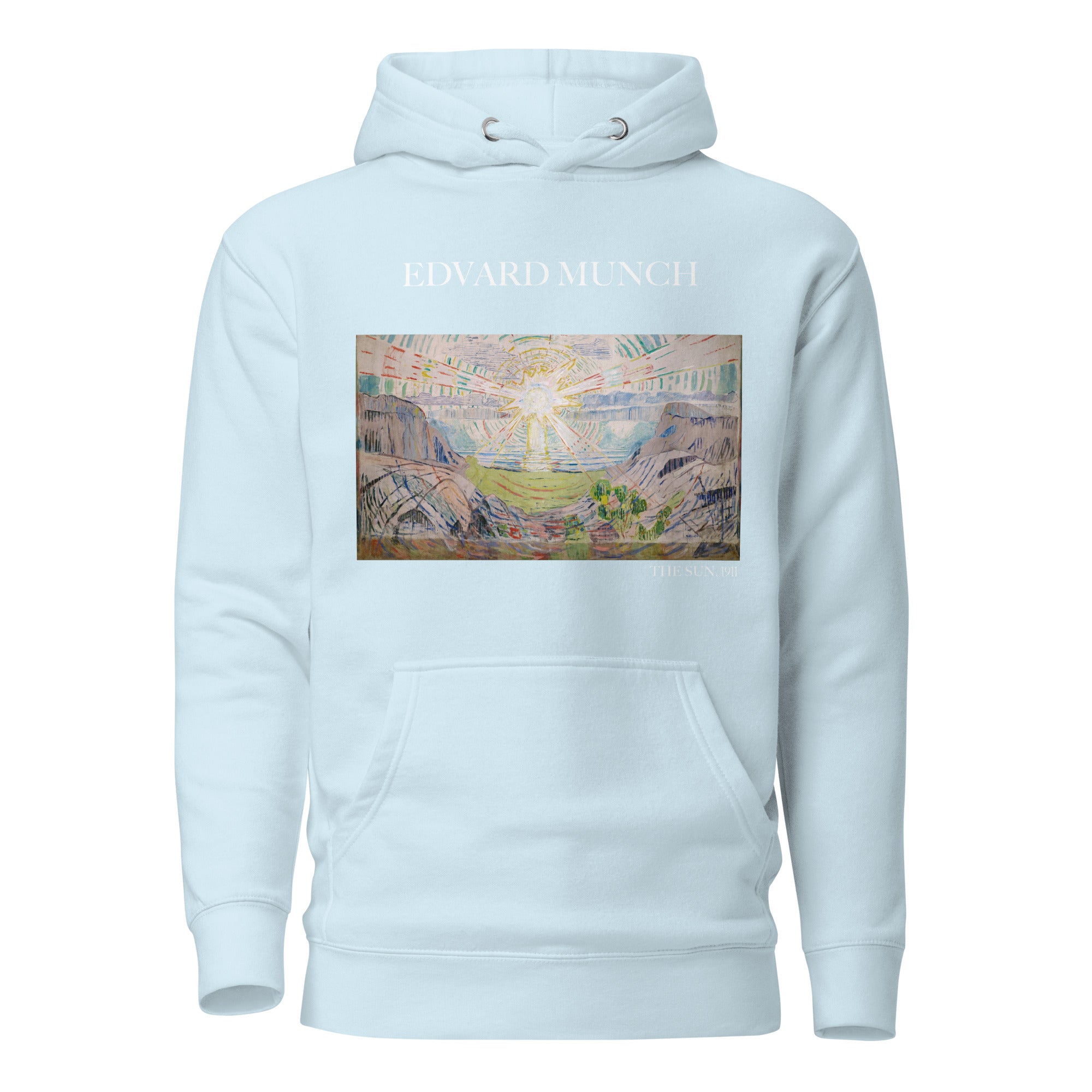 Edvard Munch 'The Sun' Famous Painting Hoodie | Unisex Premium Art Hoodie