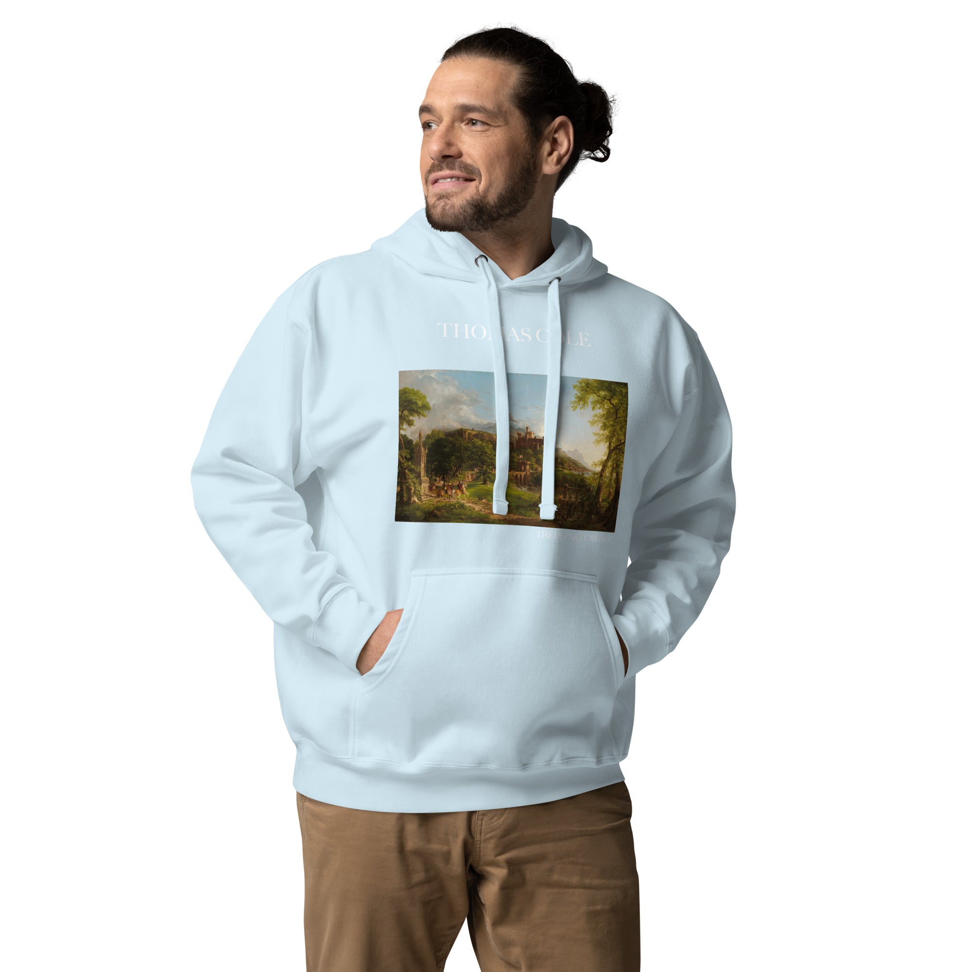 Thomas Cole 'The Departure' Famous Painting Hoodie | Unisex Premium Art Hoodie