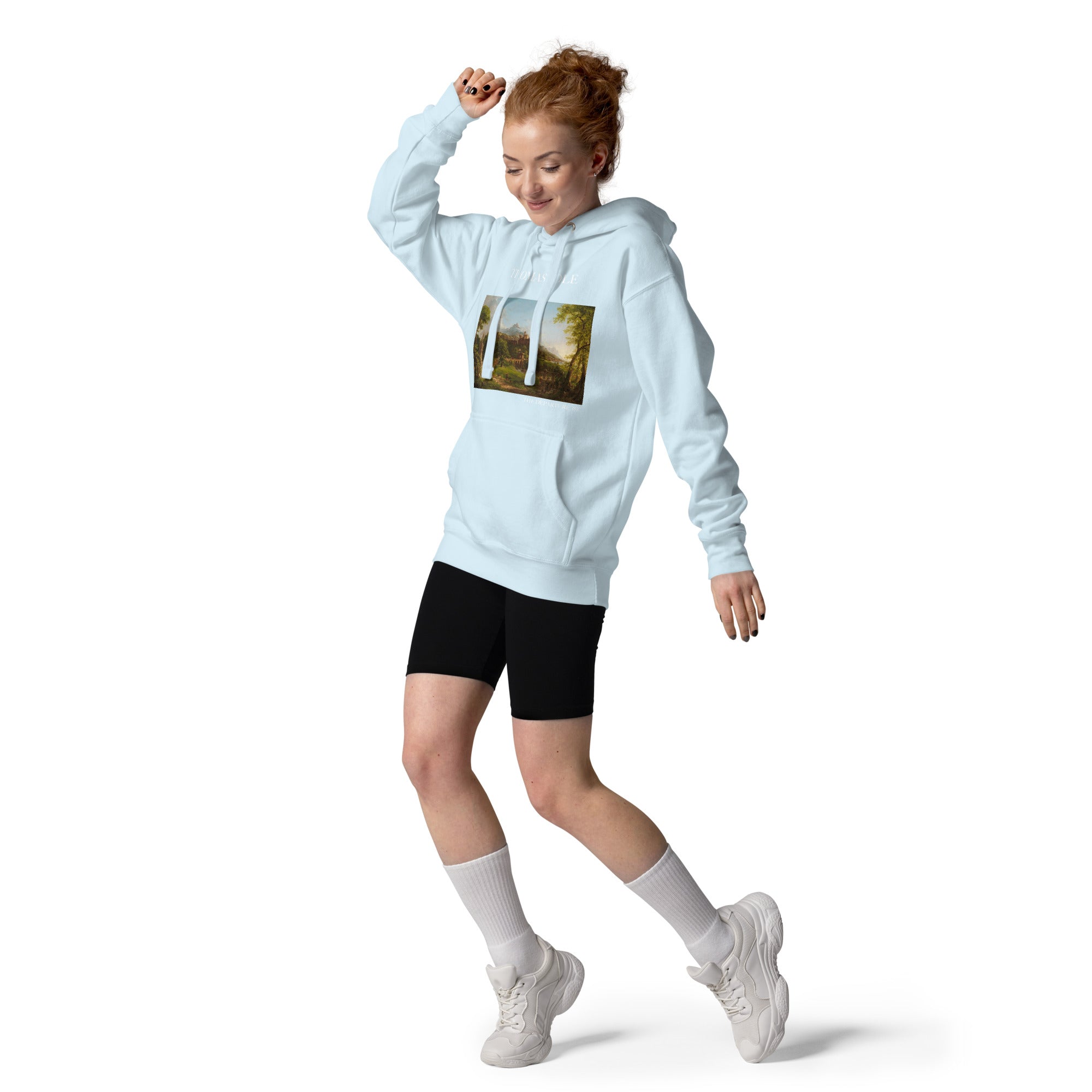 Thomas Cole 'The Departure' Famous Painting Hoodie | Unisex Premium Art Hoodie