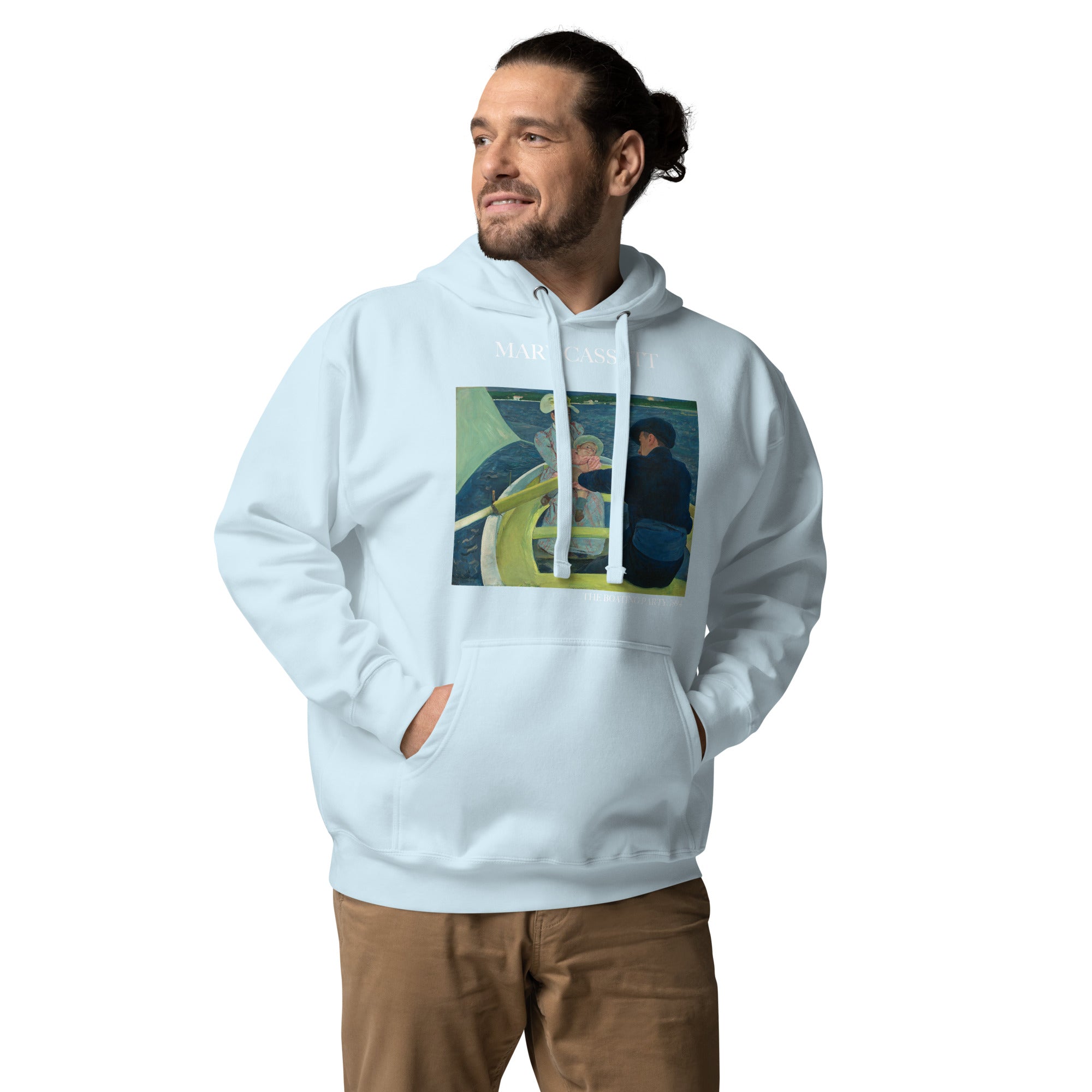 Kapuzenpullover mit berühmtem Gemälde „The Boating Party“ von Mary Cassatt | Unisex-Kapuzenpullover mit Premium-Kunstmotiv