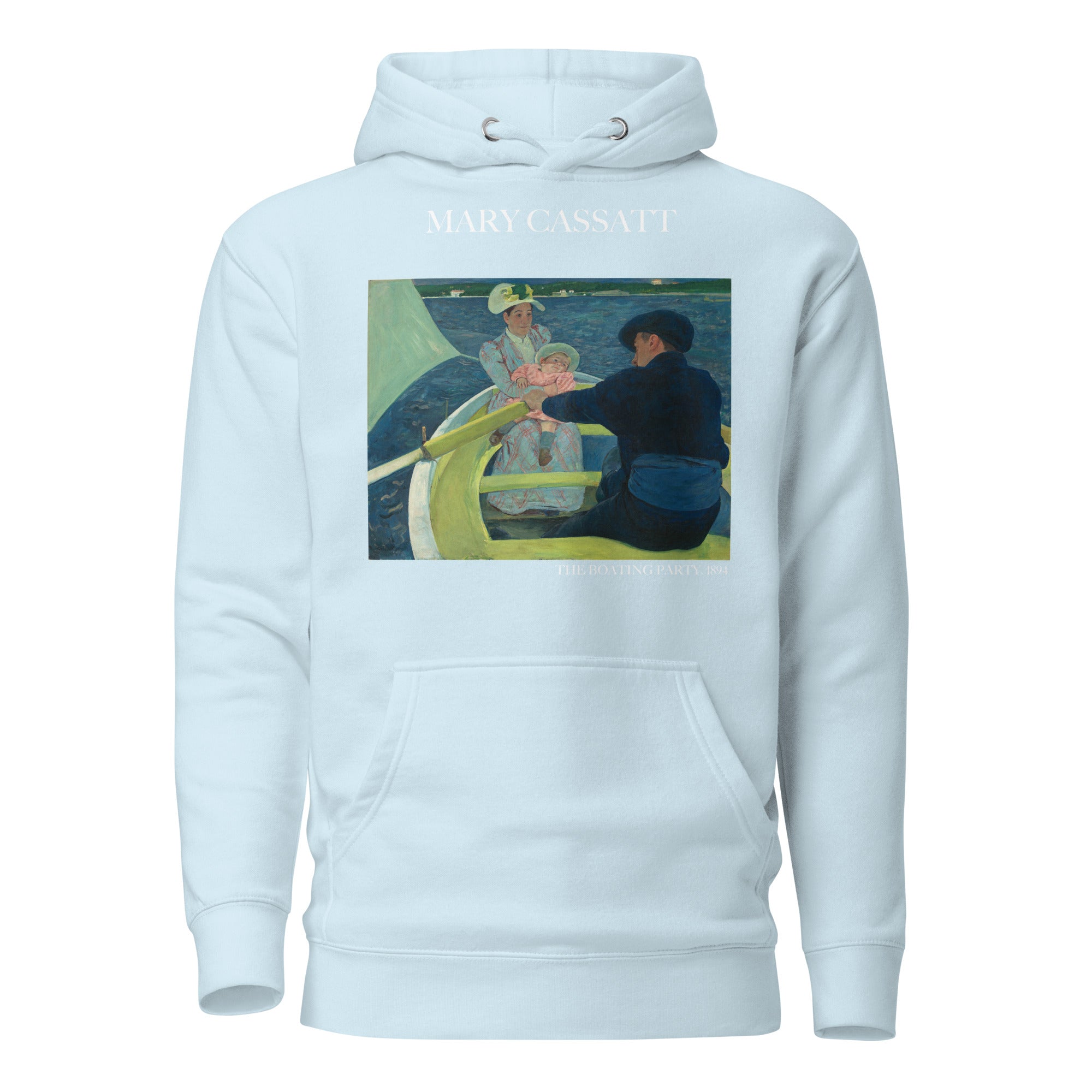 Kapuzenpullover mit berühmtem Gemälde „The Boating Party“ von Mary Cassatt | Unisex-Kapuzenpullover mit Premium-Kunstmotiv