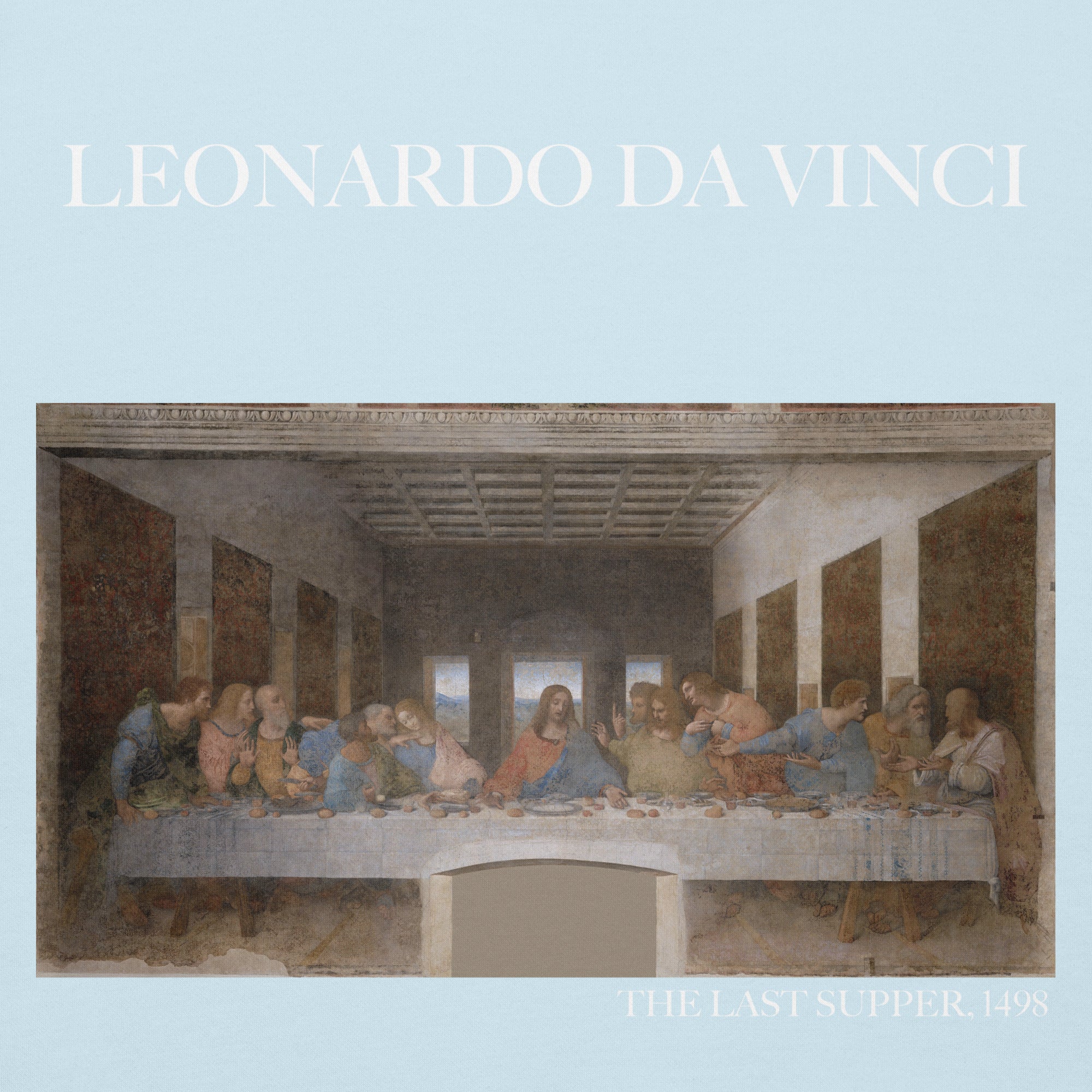 Leonardo da Vinci 'The Last Supper' Famous Painting Hoodie | Unisex Premium Art Hoodie
