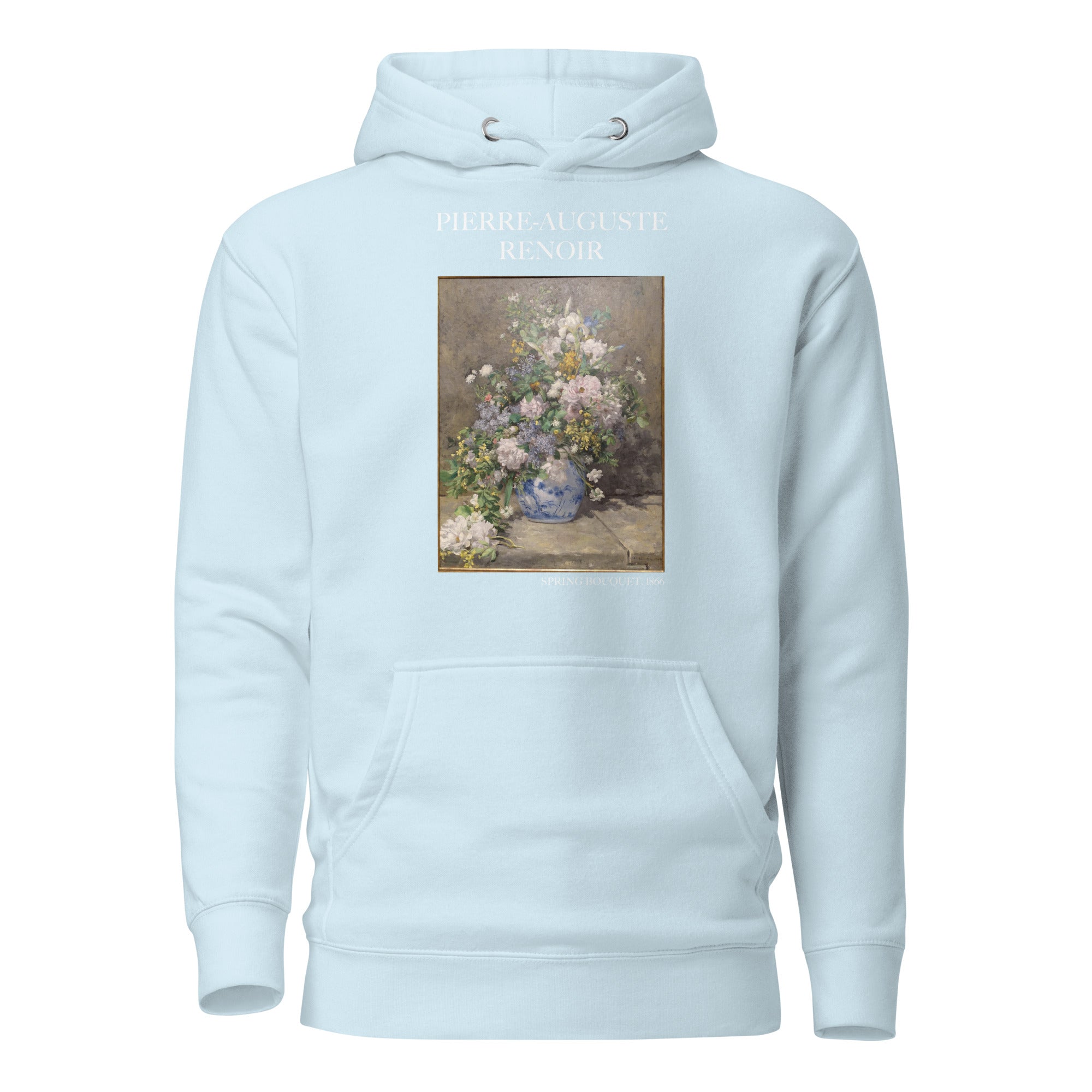 Pierre-Auguste Renoir 'Spring Bouquet' Famous Painting Hoodie | Unisex Premium Art Hoodie