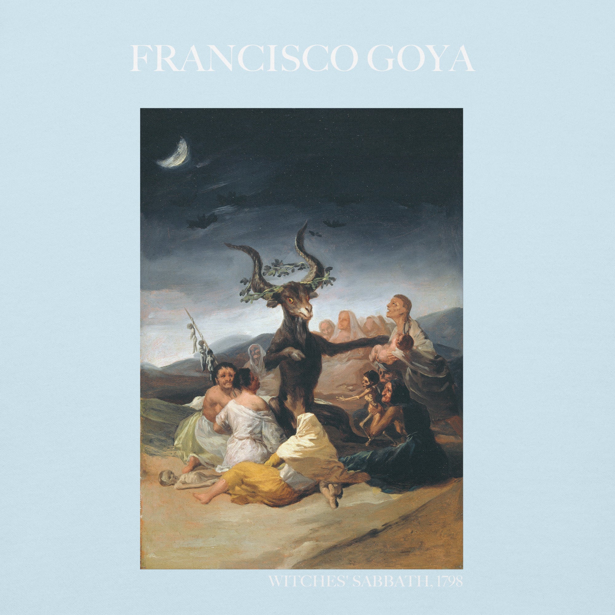 Francisco Goya 'Witches' Sabbath' Famous Painting Hoodie | Unisex Premium Art Hoodie