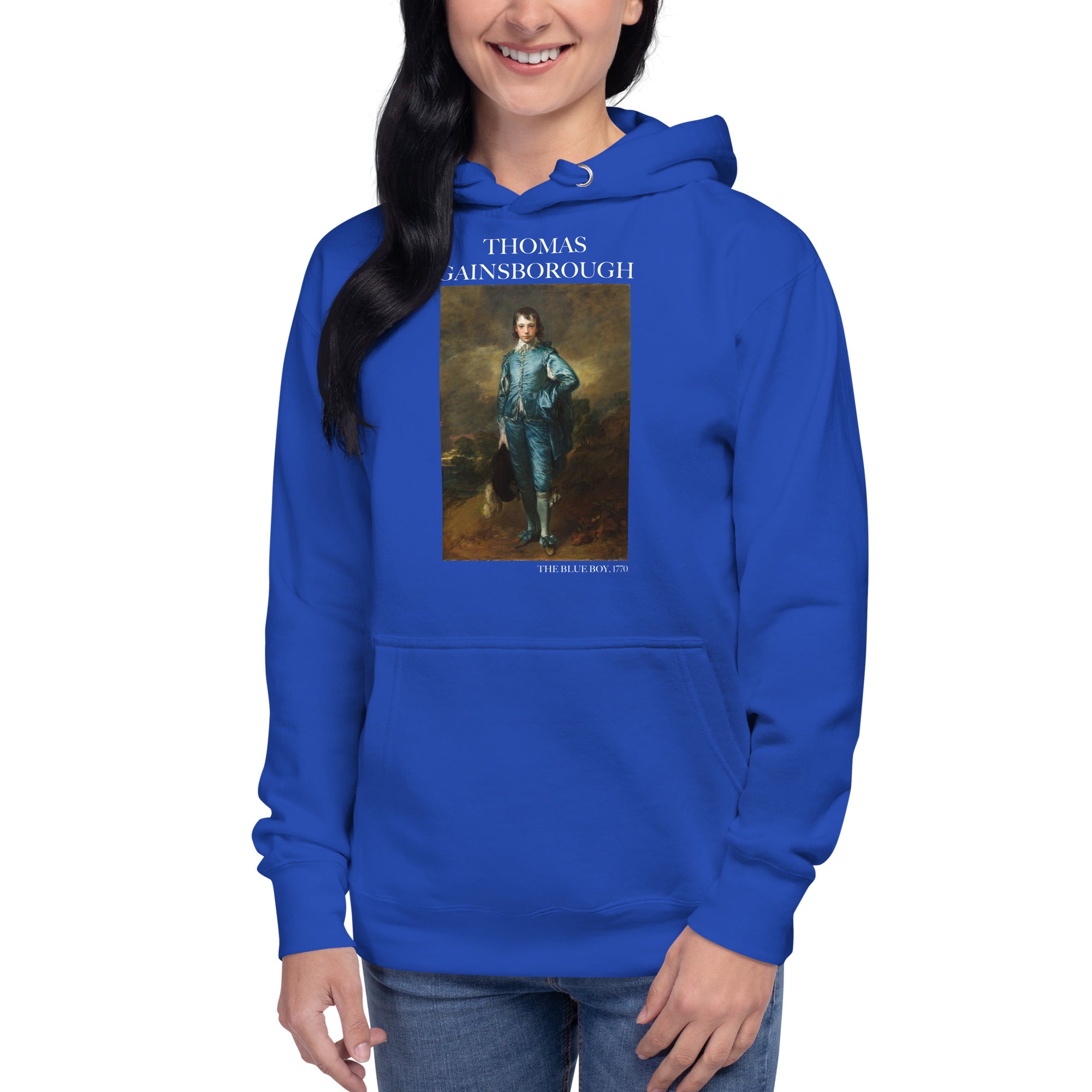 Thomas Gainsborough 'The Blue Boy' Famous Painting Hoodie | Unisex Premium Art Hoodie