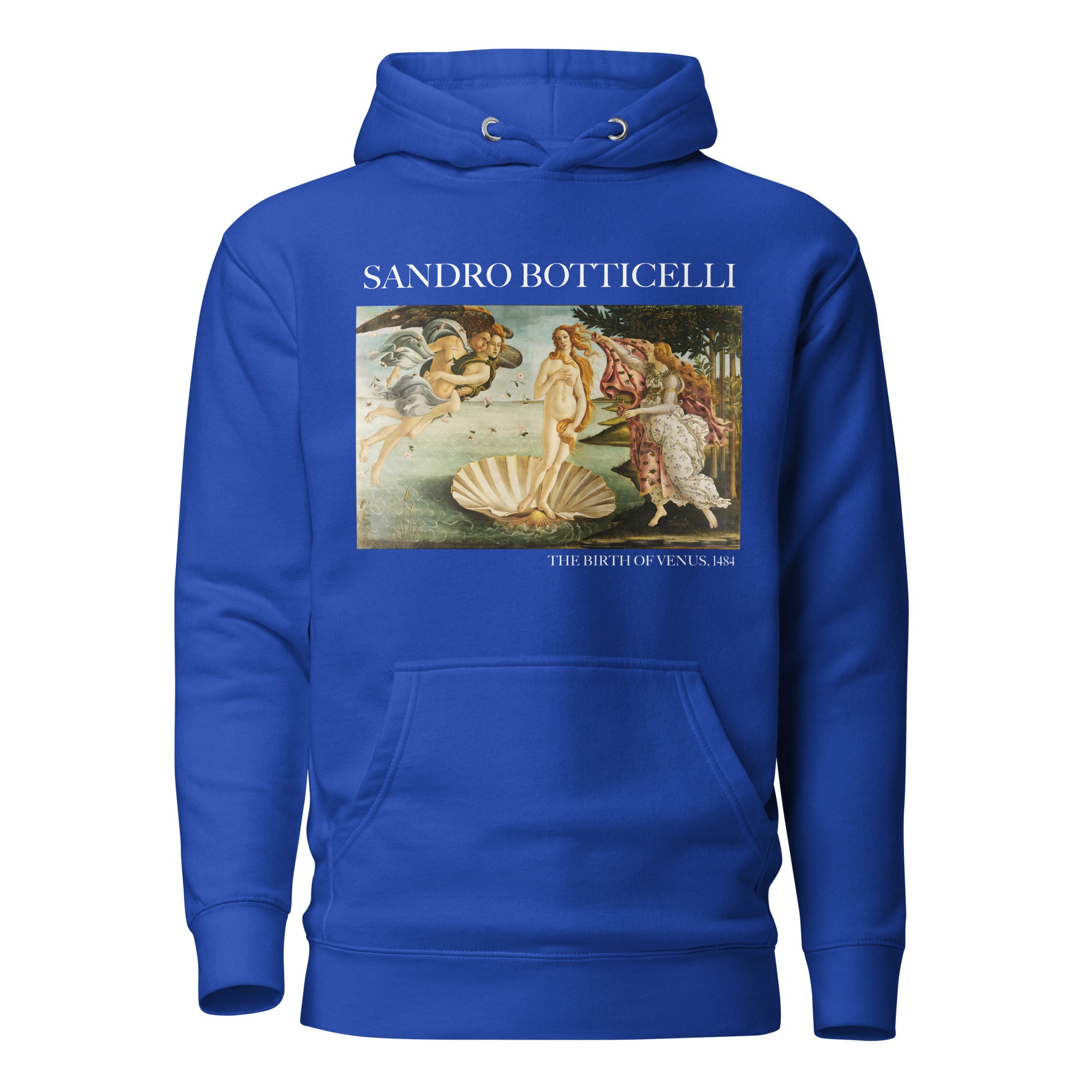 Kapuzenpullover mit berühmtem Gemälde „Die Geburt der Venus“ von Sandro Botticelli | Unisex-Kapuzenpullover mit Premium-Kunstmotiv