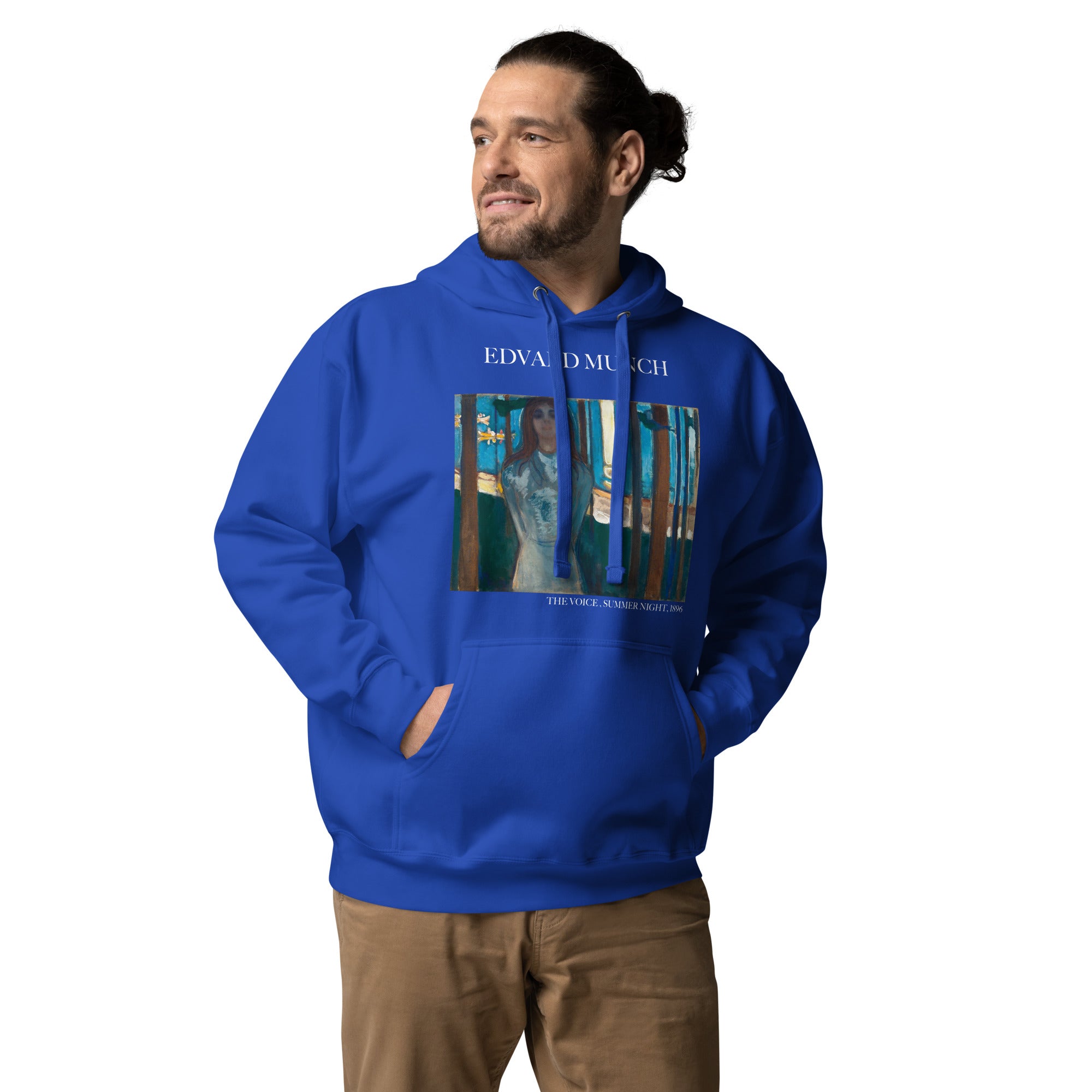 Edvard Munch „Die Stimme, Sommernacht“ Berühmtes Gemälde Hoodie | Unisex Premium Kunst Hoodie