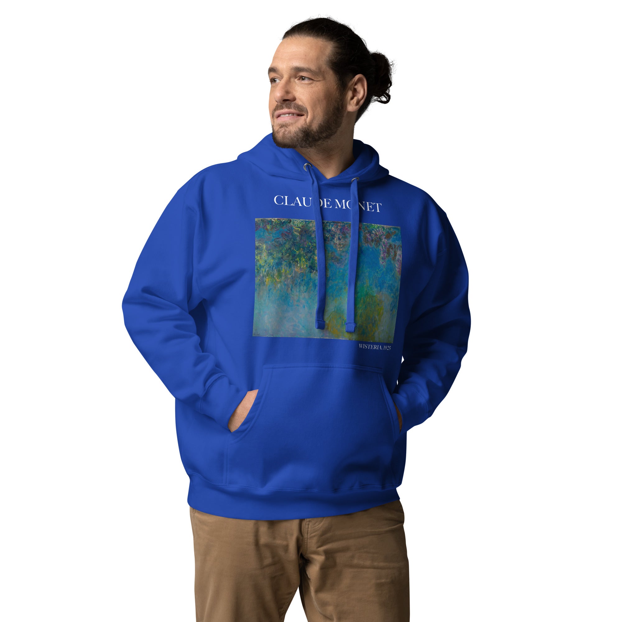 Claude Monet 'Wisteria' Famous Painting Hoodie | Unisex Premium Art Hoodie