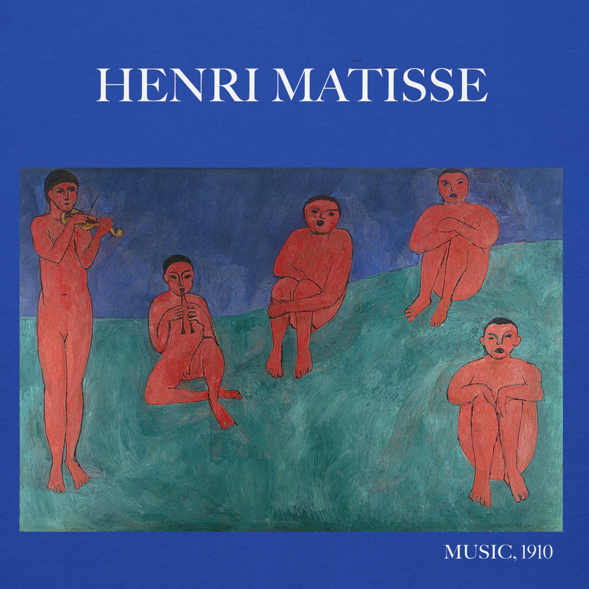 Henri Matisse 'Music' Famous Painting Hoodie | Unisex Premium Art Hoodie