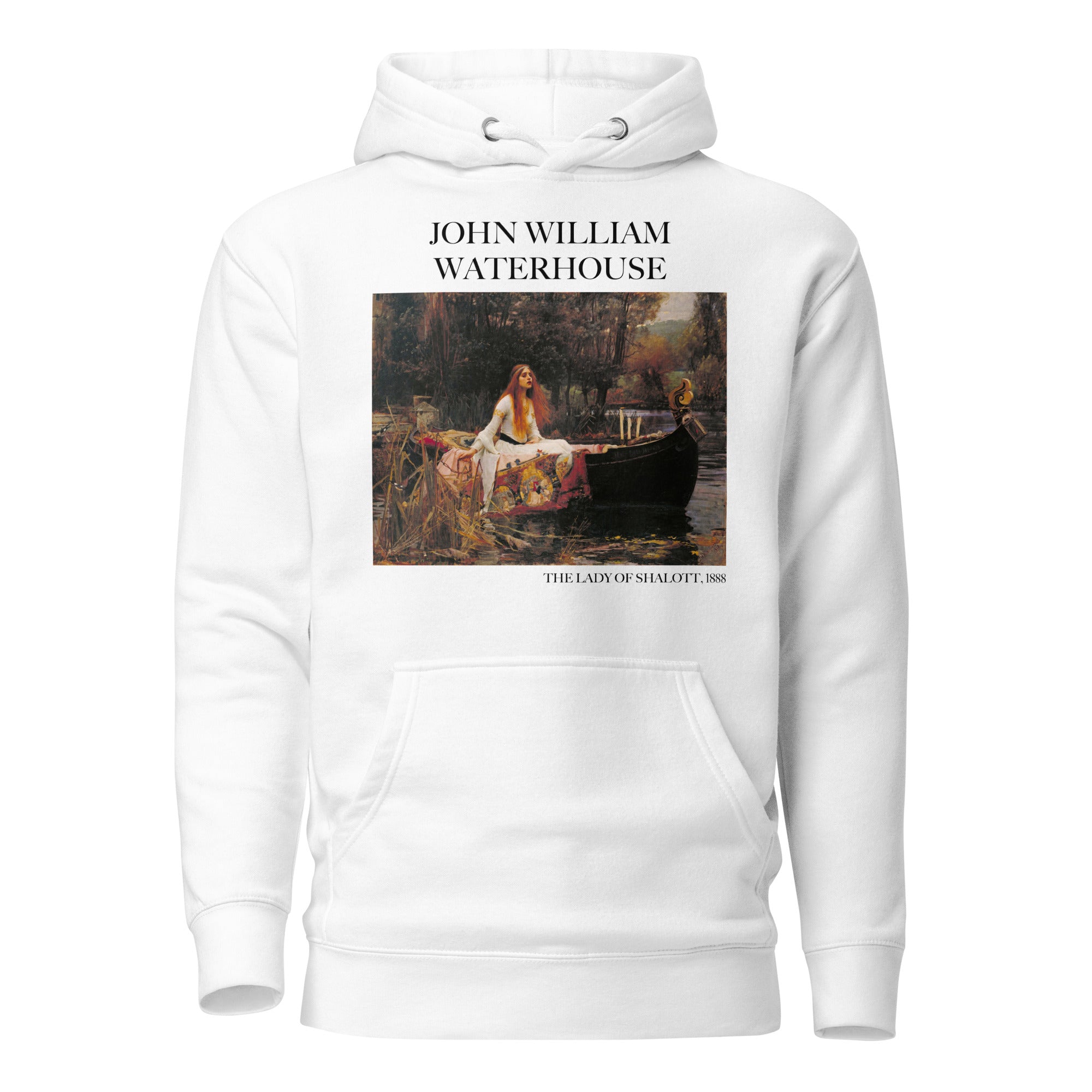 John William Waterhouse 'The Lady of Shalott' Famous Painting Hoodie | Unisex Premium Art Hoodie