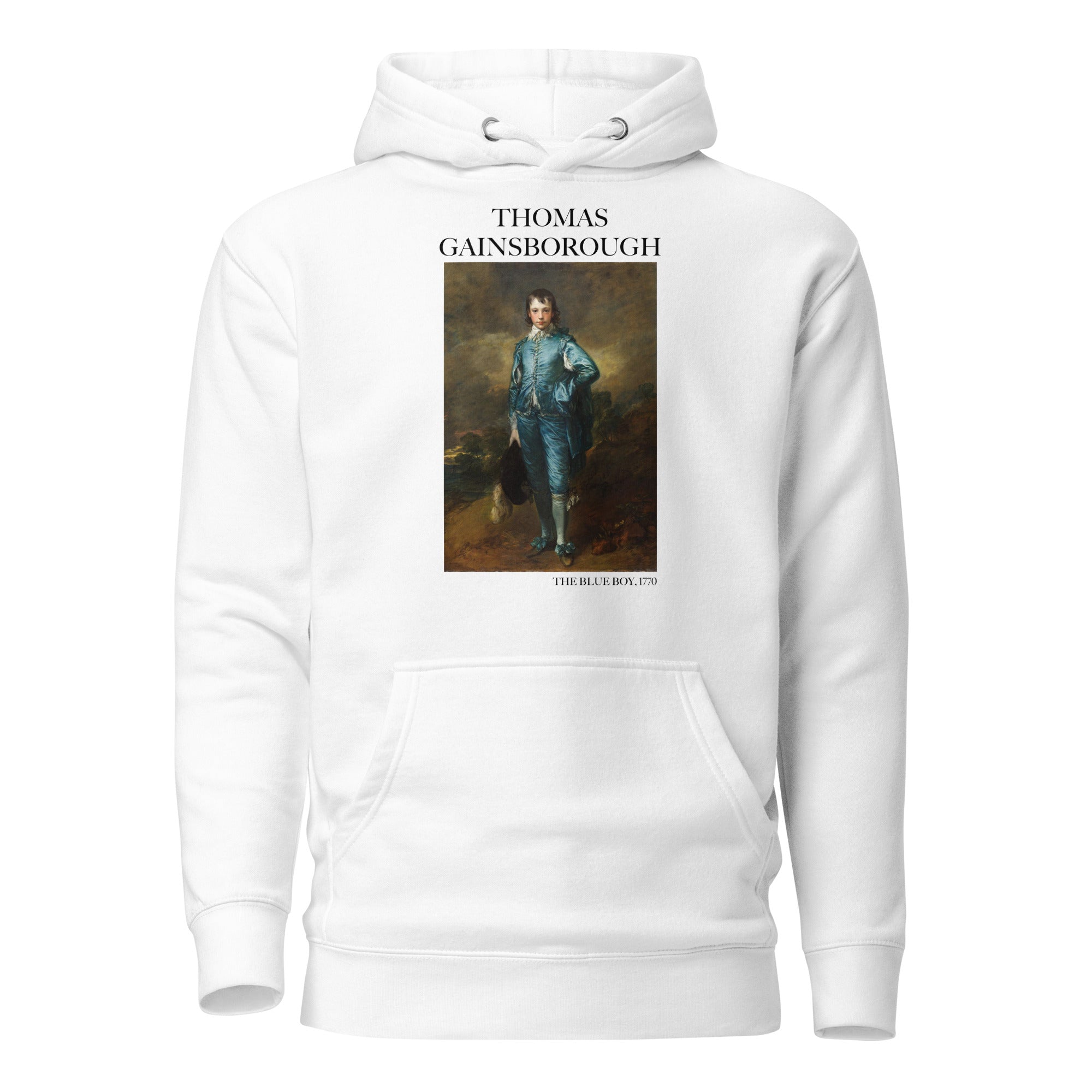 Thomas Gainsborough 'The Blue Boy' Famous Painting Hoodie | Unisex Premium Art Hoodie