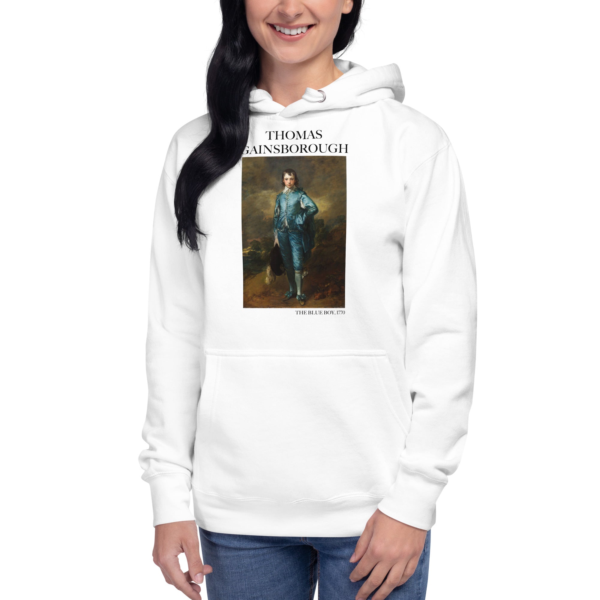 Thomas Gainsborough 'The Blue Boy' Famous Painting Hoodie | Unisex Premium Art Hoodie