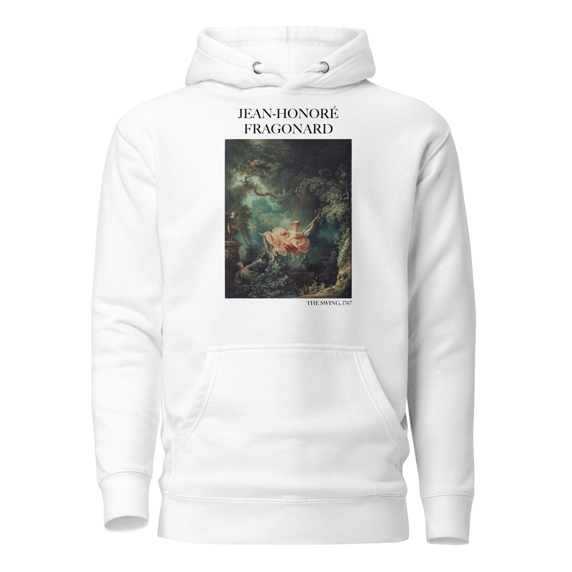 Jean-Honoré Fragonard 'The Swing' Famous Painting Hoodie | Unisex Premium Art Hoodieoodie