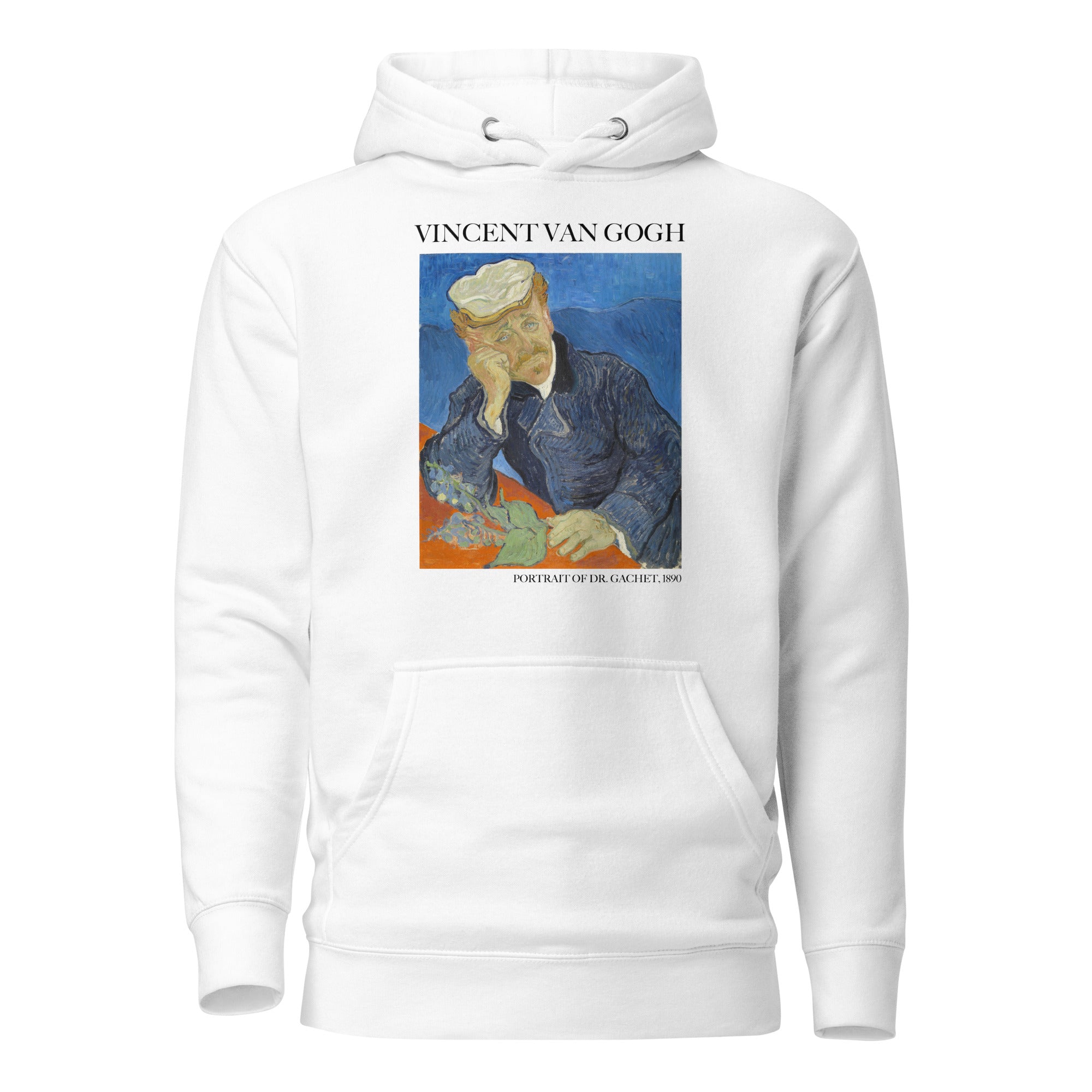 Vincent van Gogh „Porträt von Dr. Gachet“, berühmtes Gemälde, Kapuzenpullover | Unisex Premium Art Hoodie