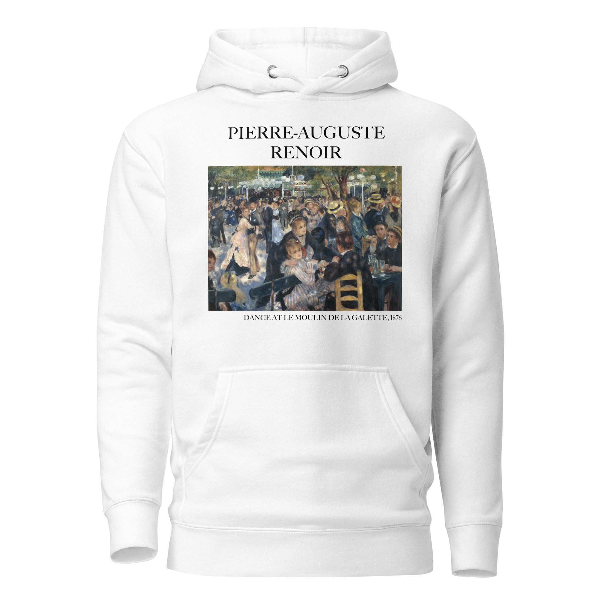 Pierre-Auguste Renoir 'Dance at Le Moulin de la Galette' Famous Painting Hoodie | Unisex Premium Art Hoodie